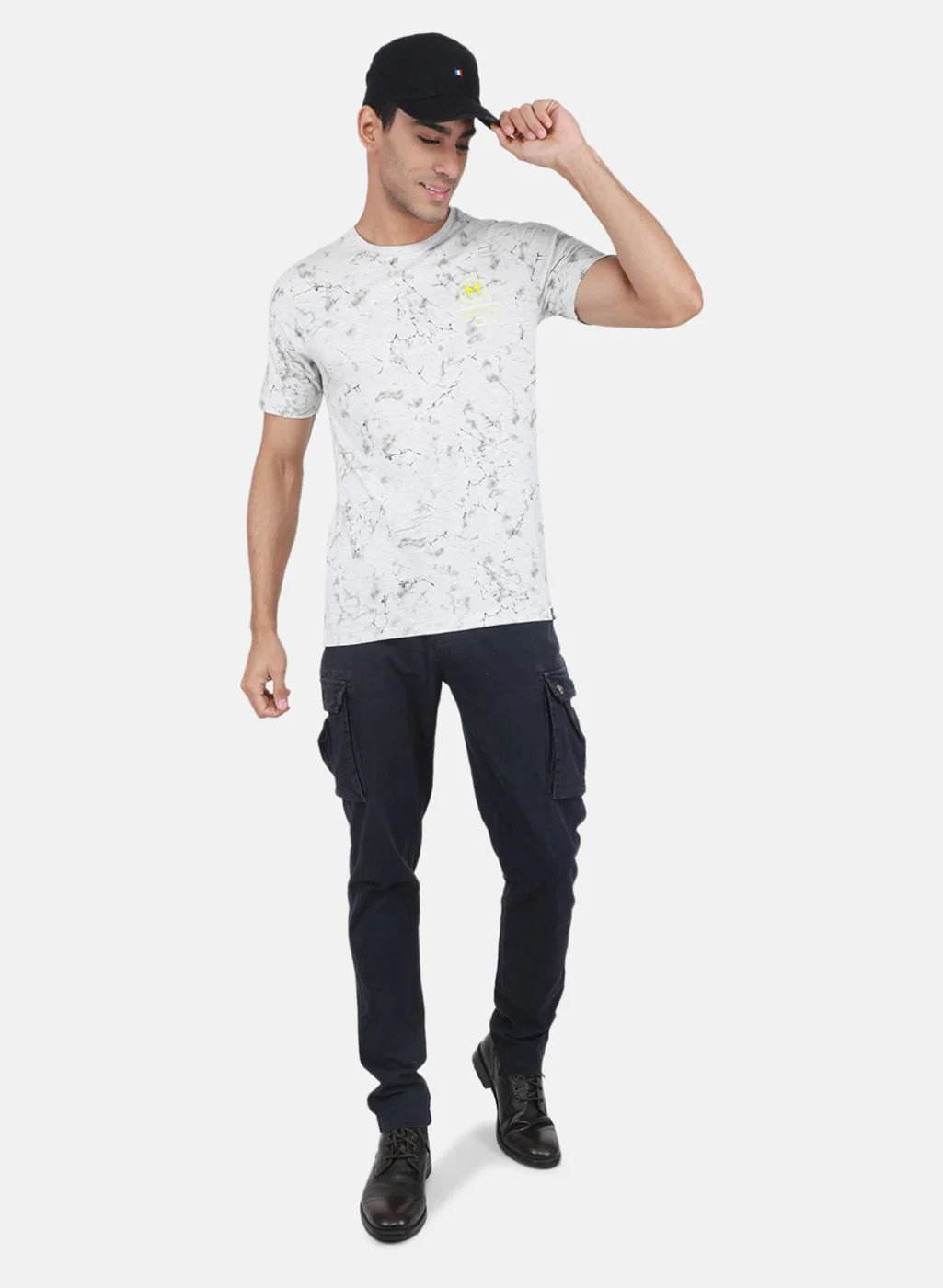 Men Grey Printed T-Shirt - Image 4