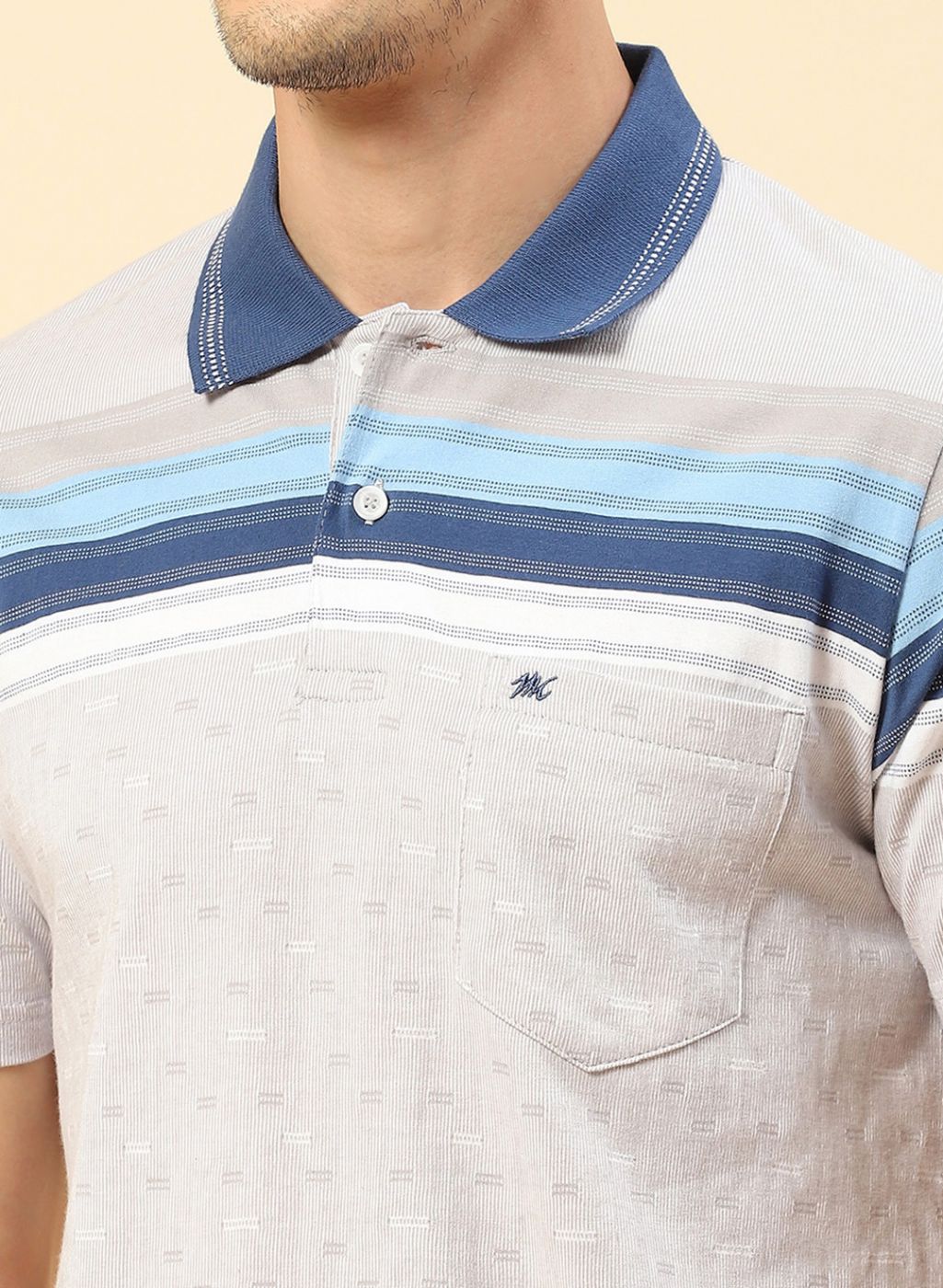 Men Grey Printed T-Shirt - Image 6