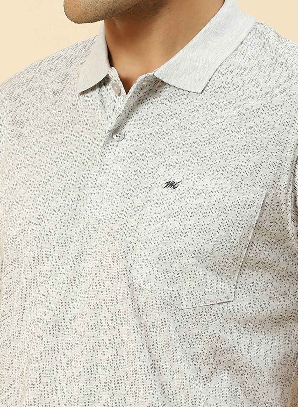 Men Grey Printed T-Shirt - Image 6