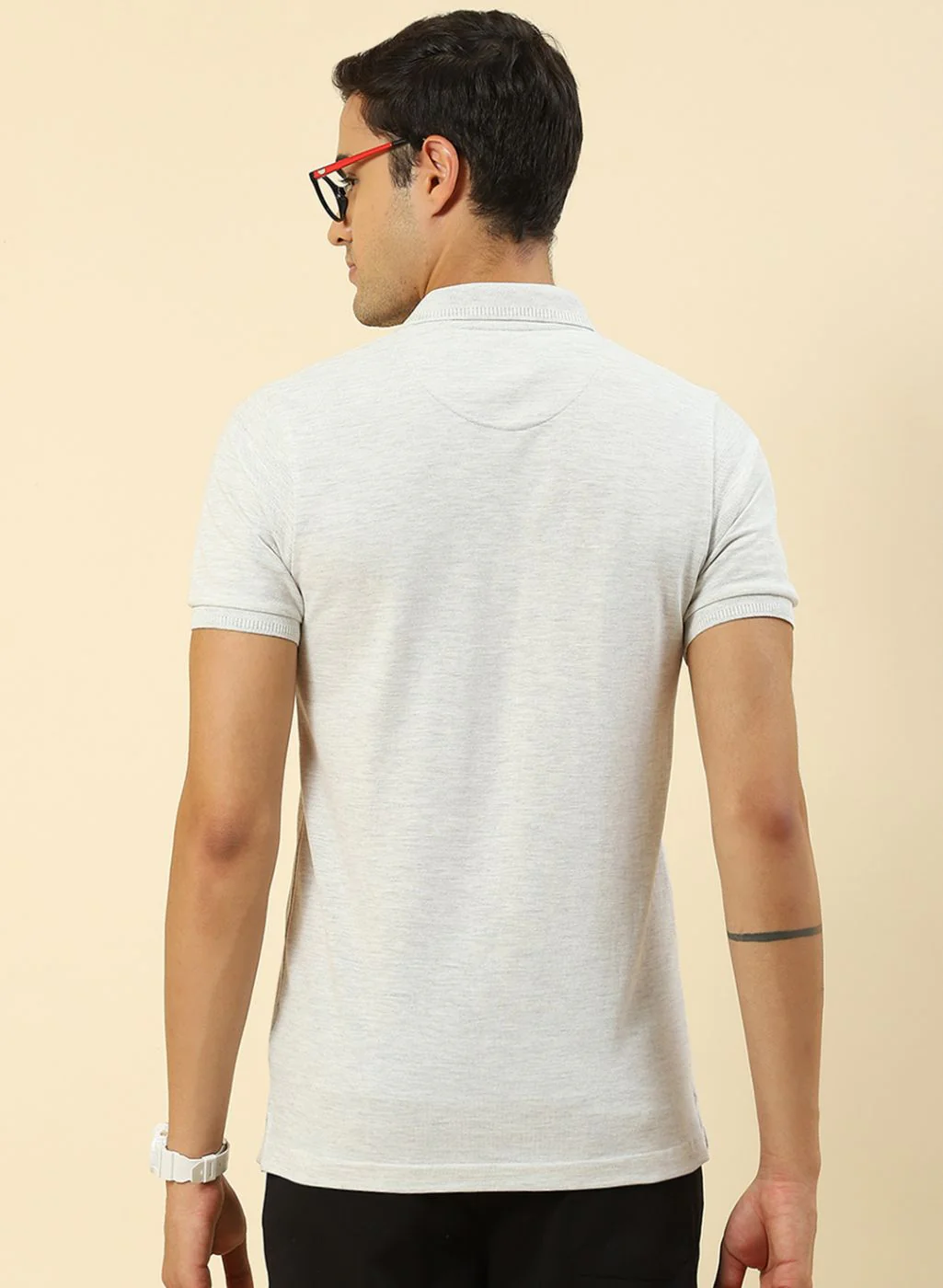 Men Grey Printed T-Shirt - Image 5
