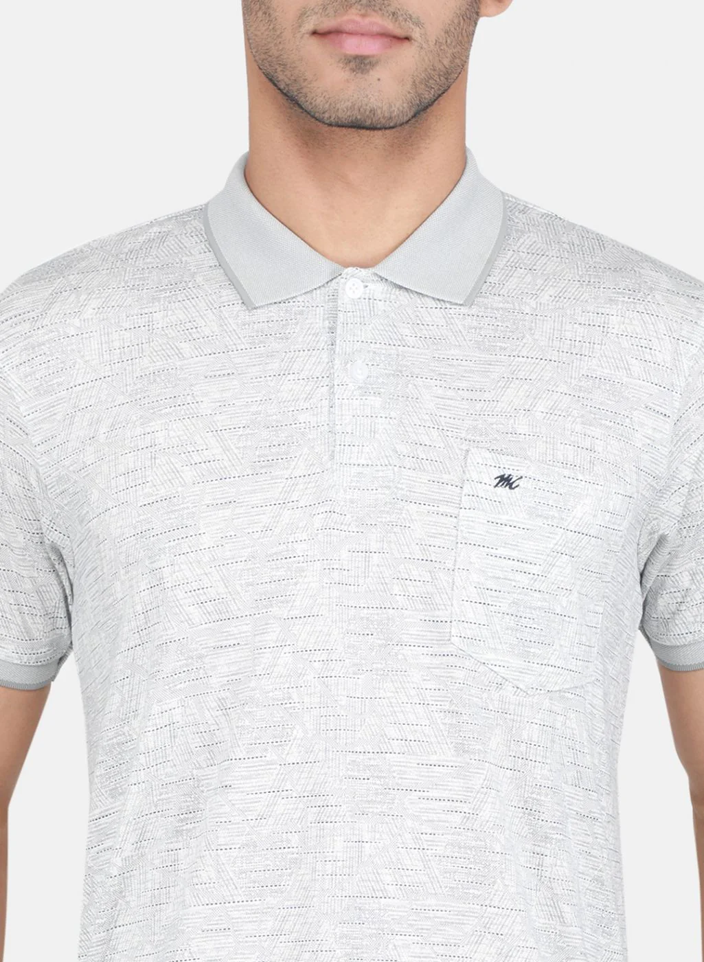 Men Grey Printed T-Shirt - Image 5