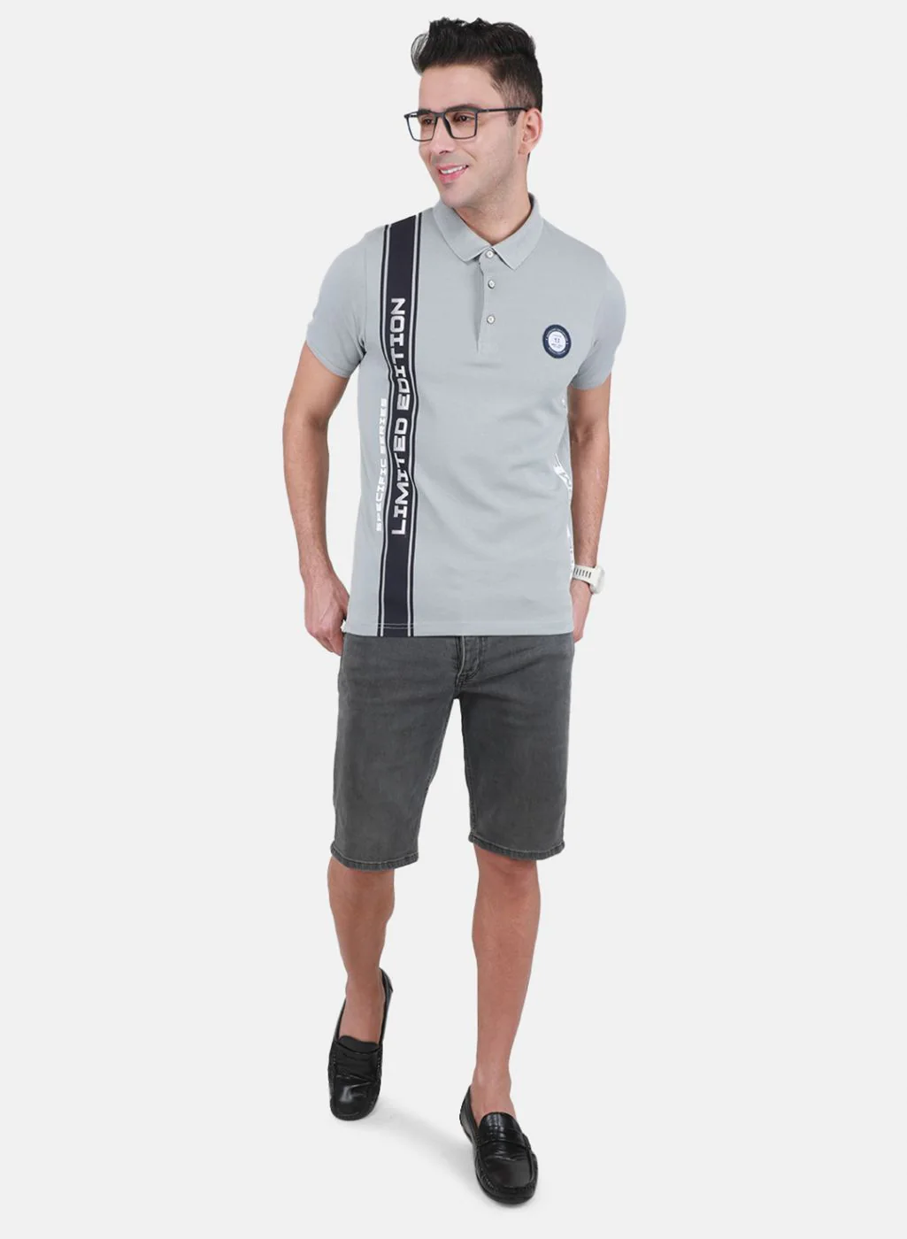 Men Grey Printed T-Shirt - Image 4