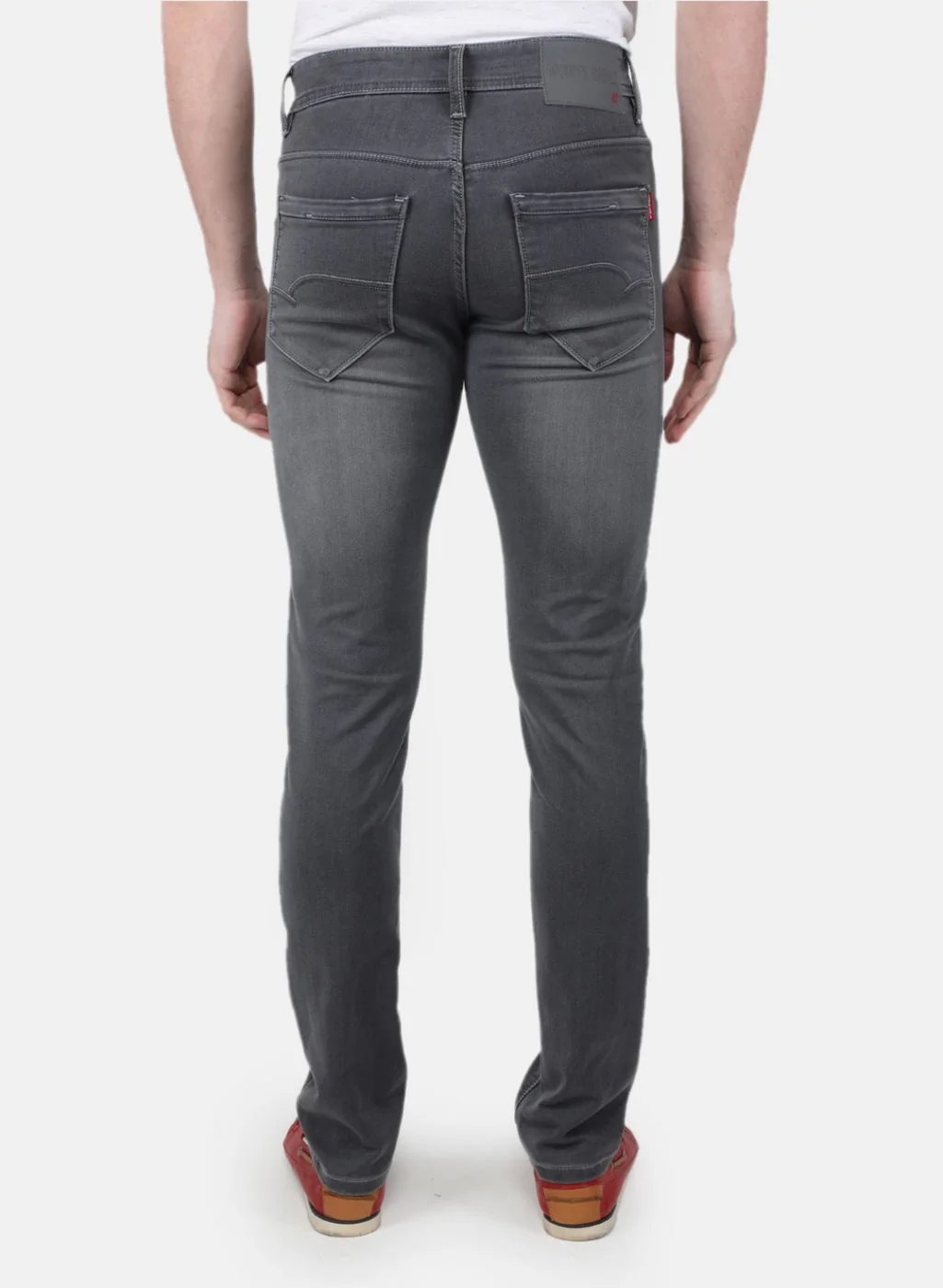 Men Grey Regular Fit Denim - Image 3