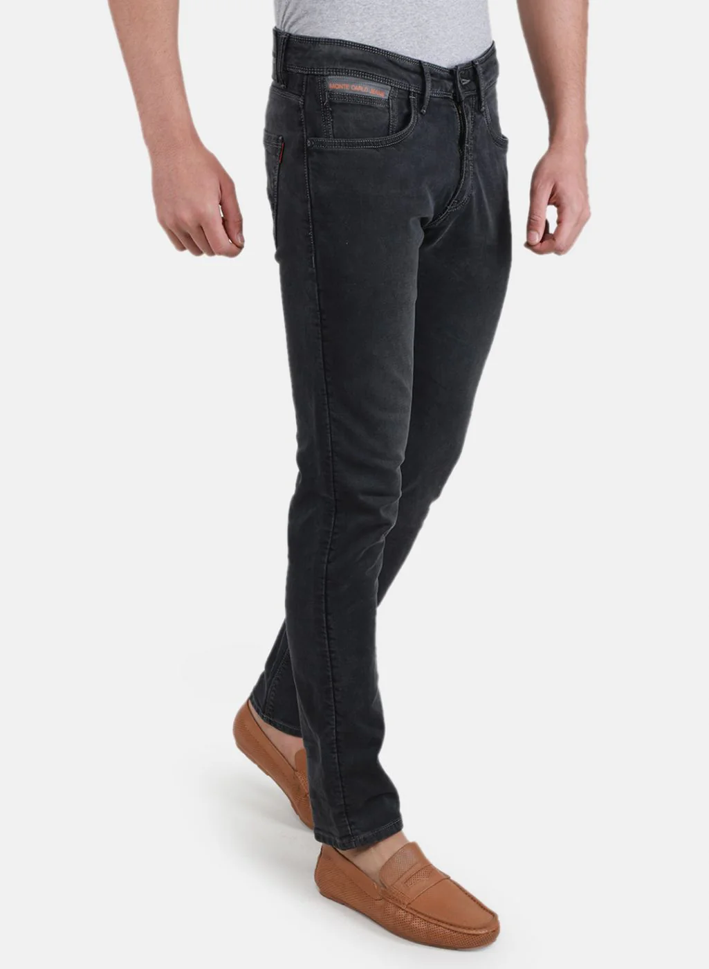 Men Grey Regular Fit Denim - Image 6