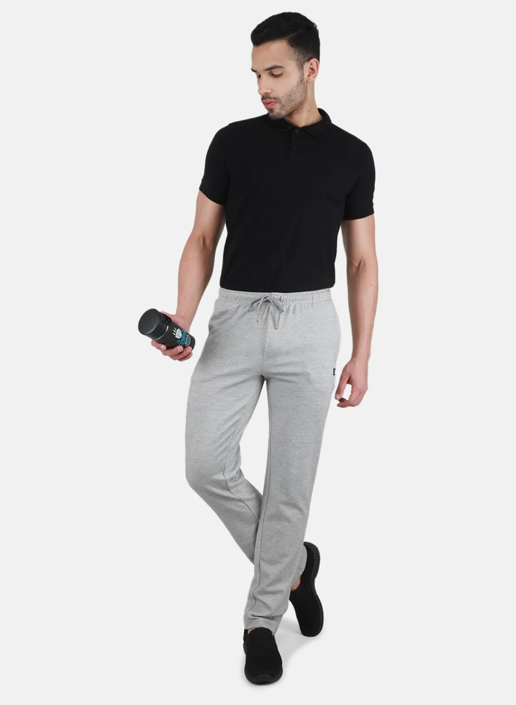 Men Grey Regular Fit Lower - Image 4