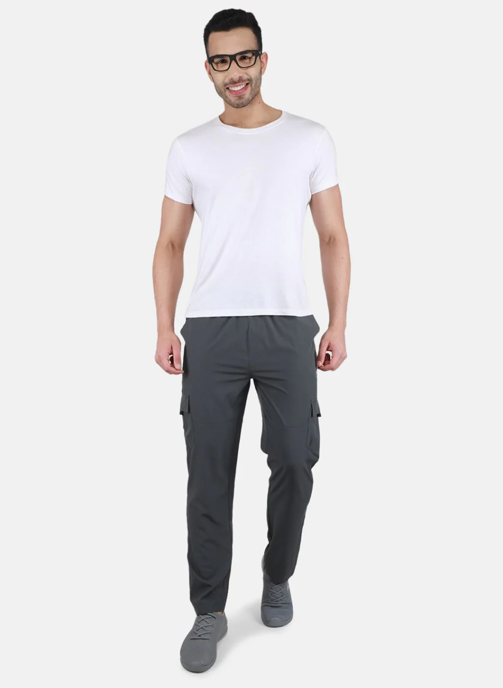 Men Grey Regular Fit Lower - Image 4