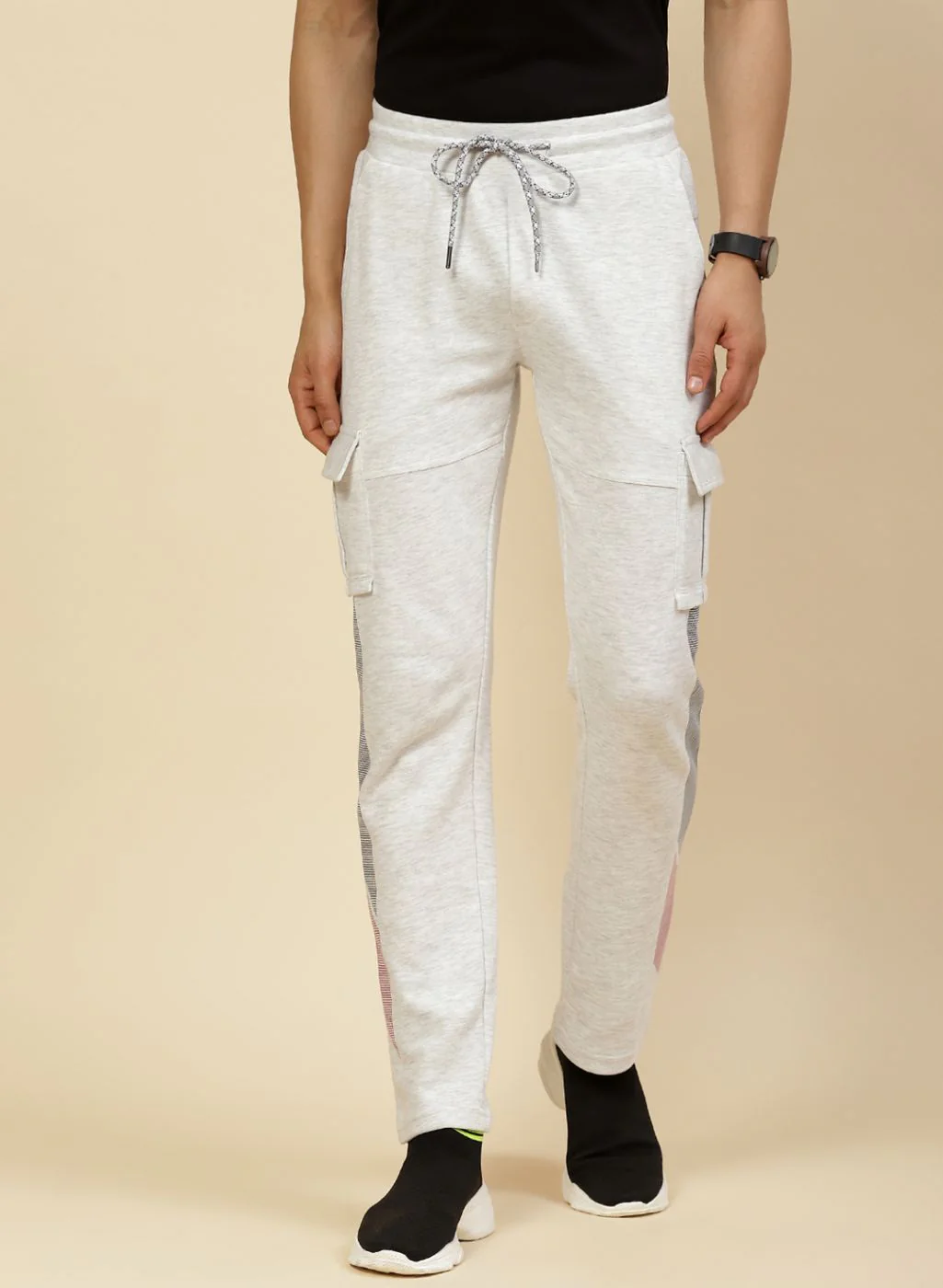 Men Grey Regular Fit Lower - Image 2