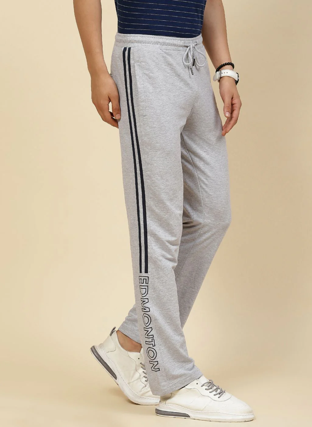 Men Grey Regular Fit Lower - Image 4