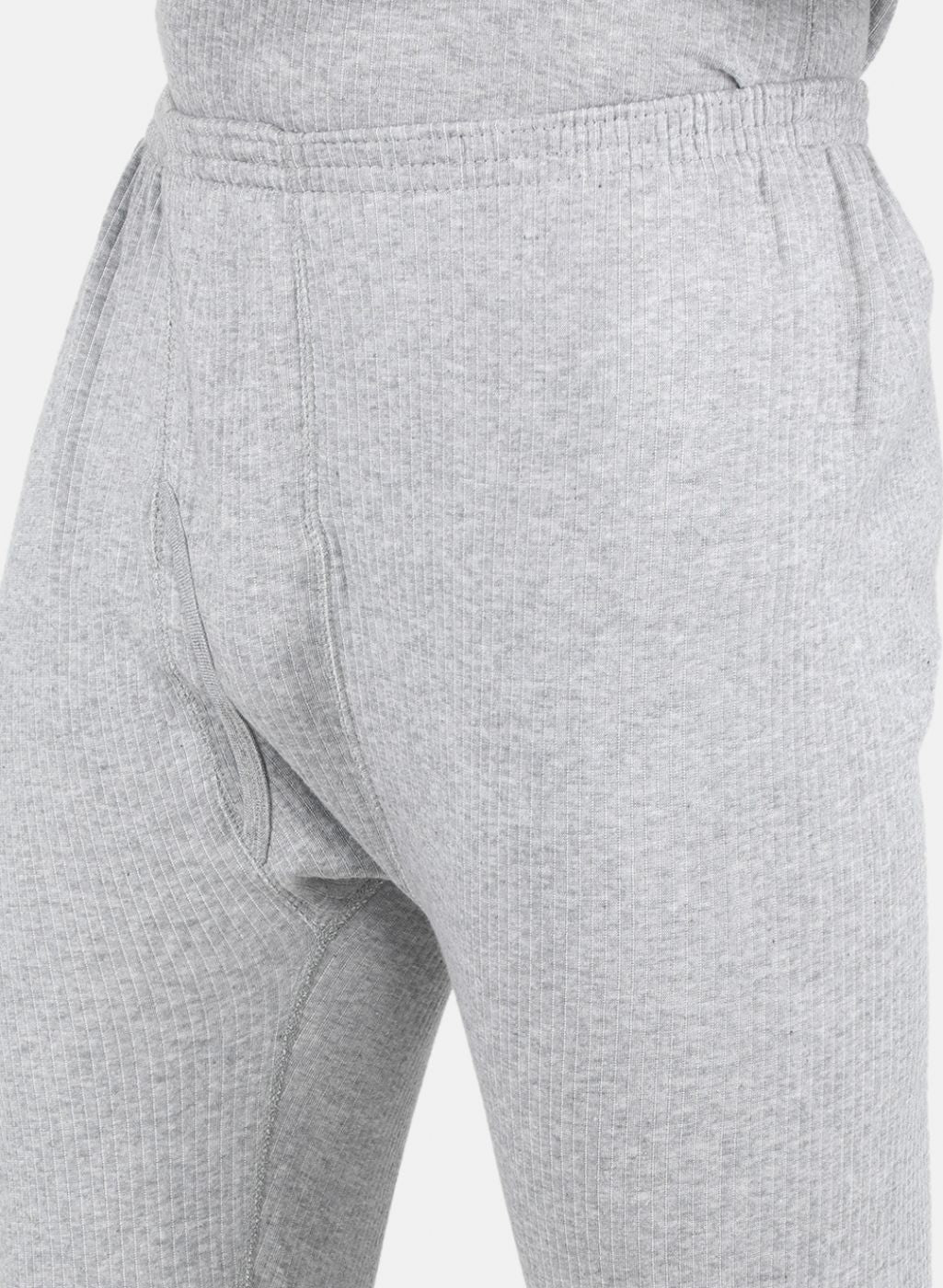Men Grey Solid Thermal Lower - Image 5