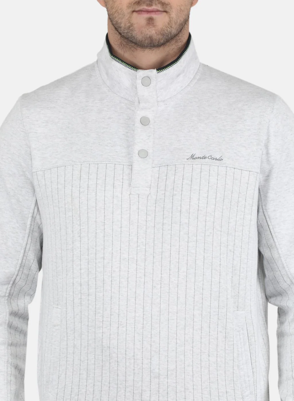 Men Grey Solid Tracksuit - Image 5