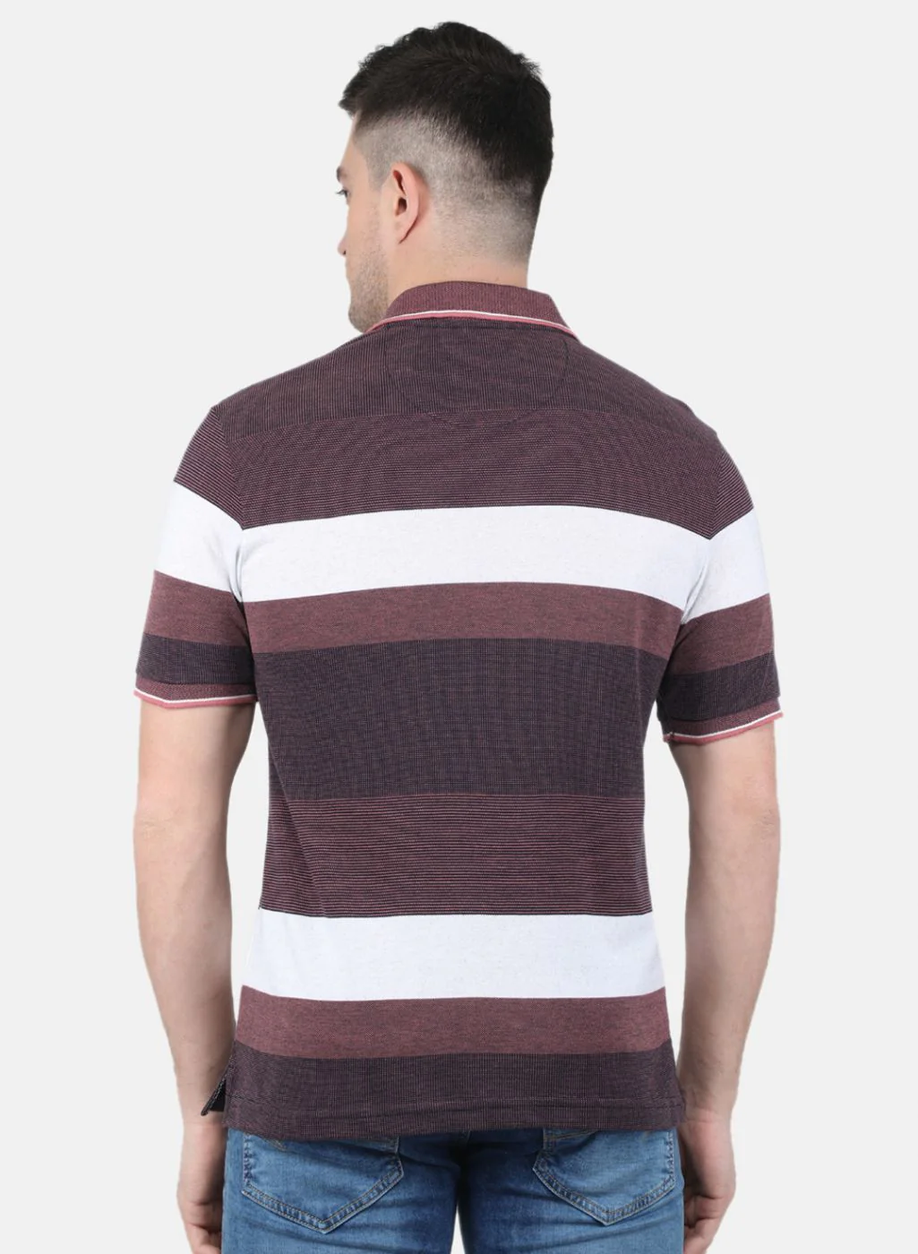 Men Maroon Printed T-Shirt - Image 3