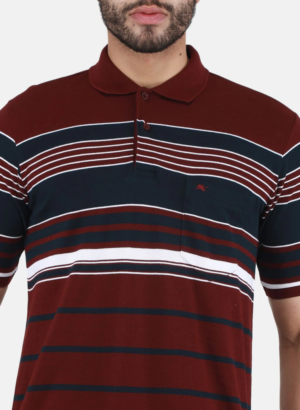 Men Maroon Printed T-Shirt - Image 5