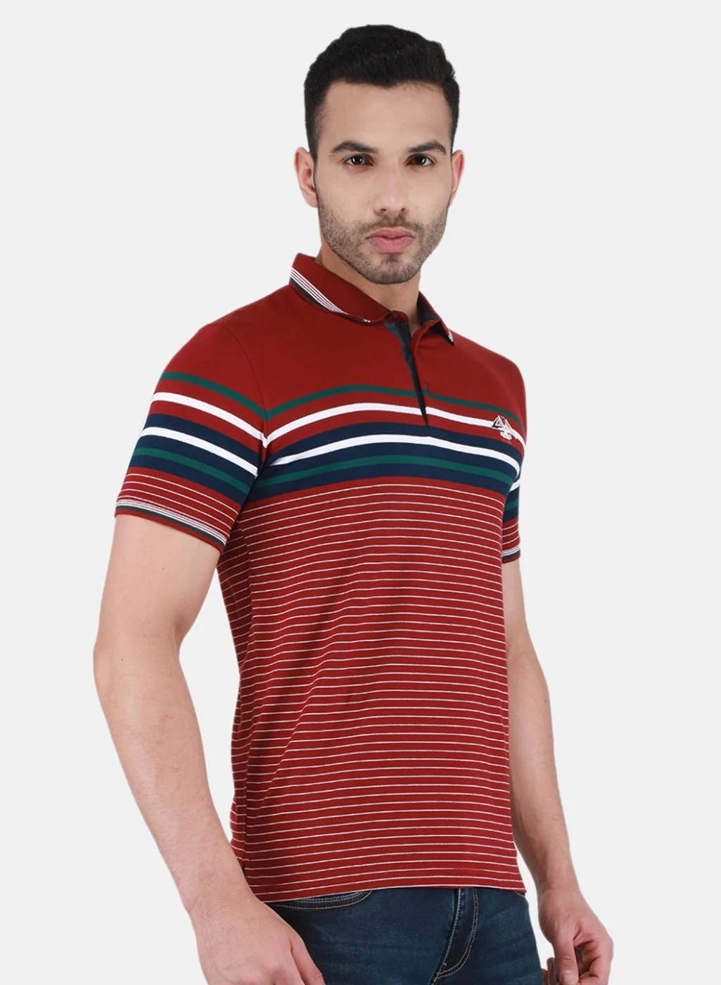 Men Maroon Printed T-Shirt - Image 6