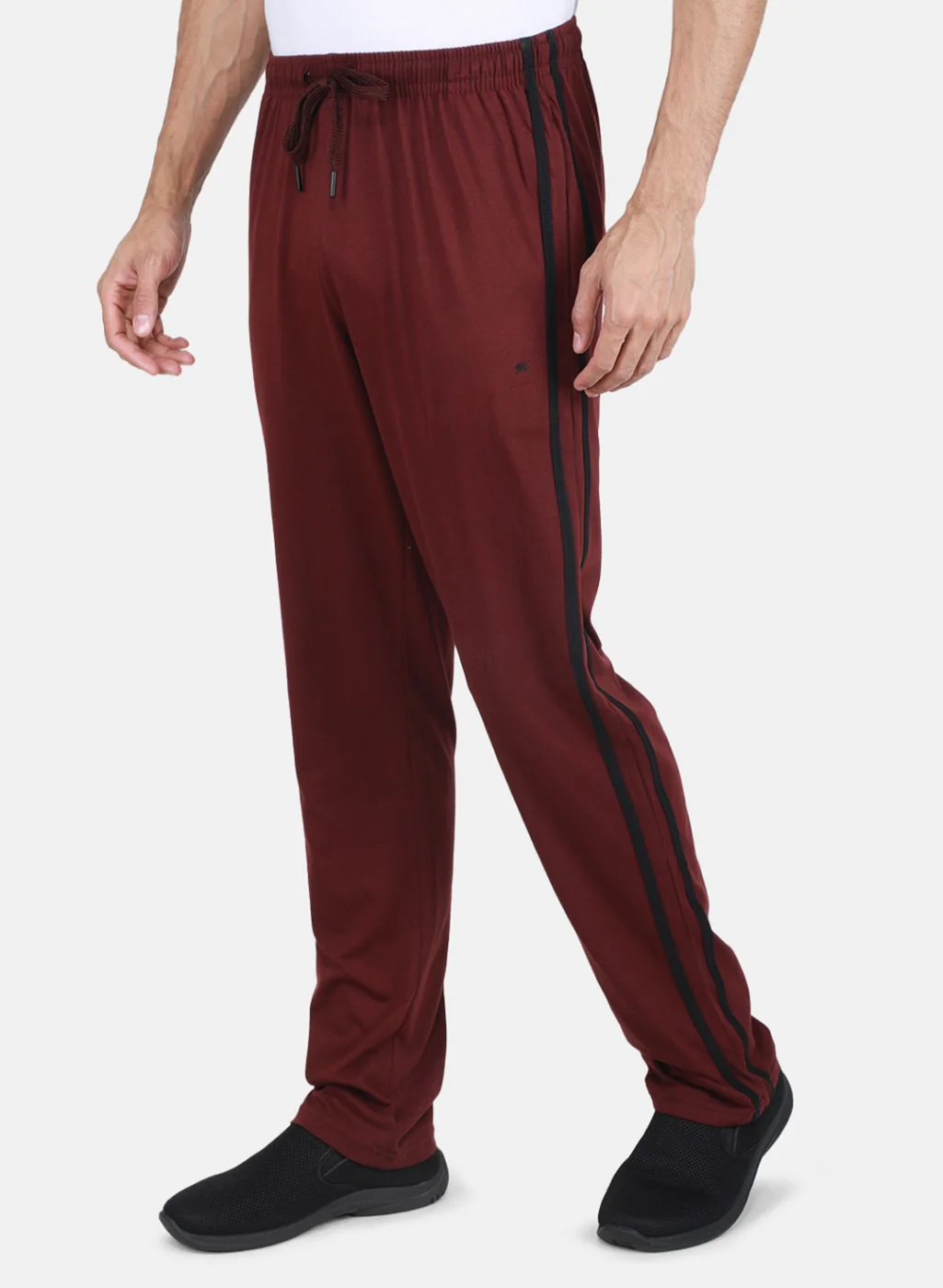Men Maroon Regular Fit Lower - Image 2