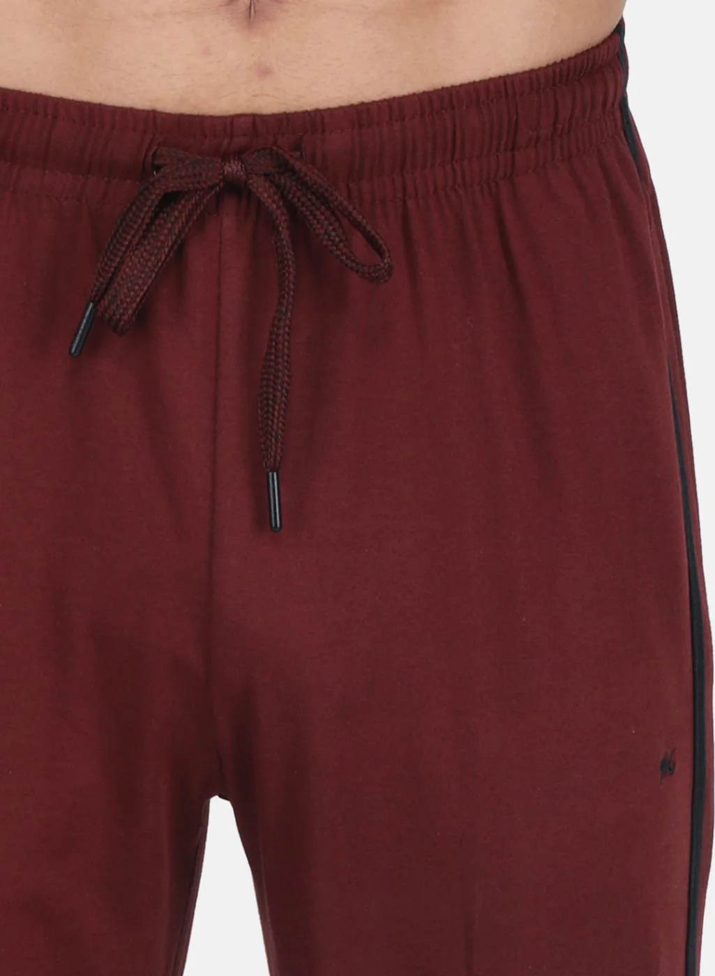 Men Maroon Regular Fit Lower - Image 5