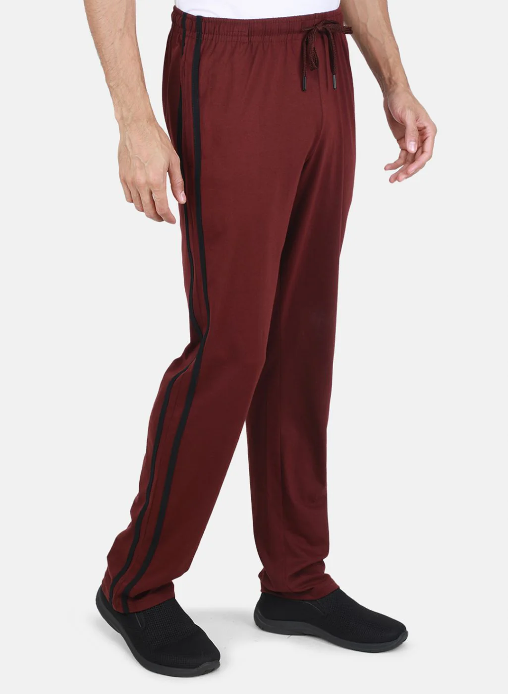 Men Maroon Regular Fit Lower - Image 6