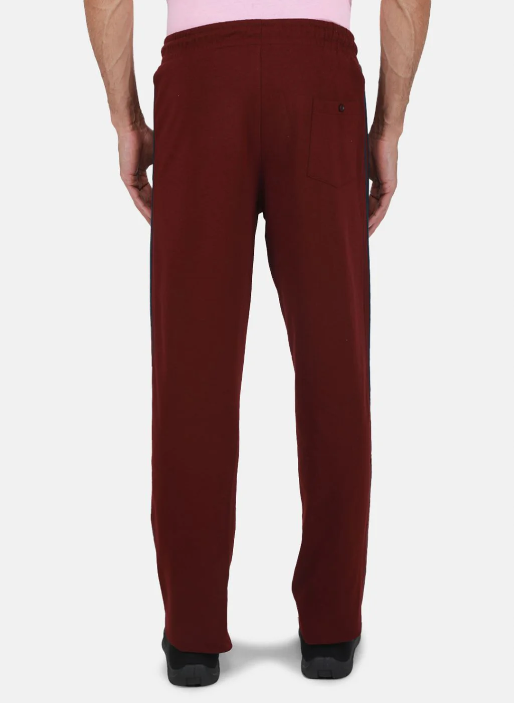 Men Maroon Regular Fit Lower - Image 3