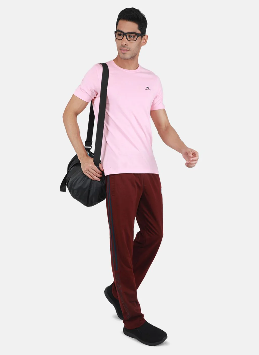 Men Maroon Regular Fit Lower - Image 4