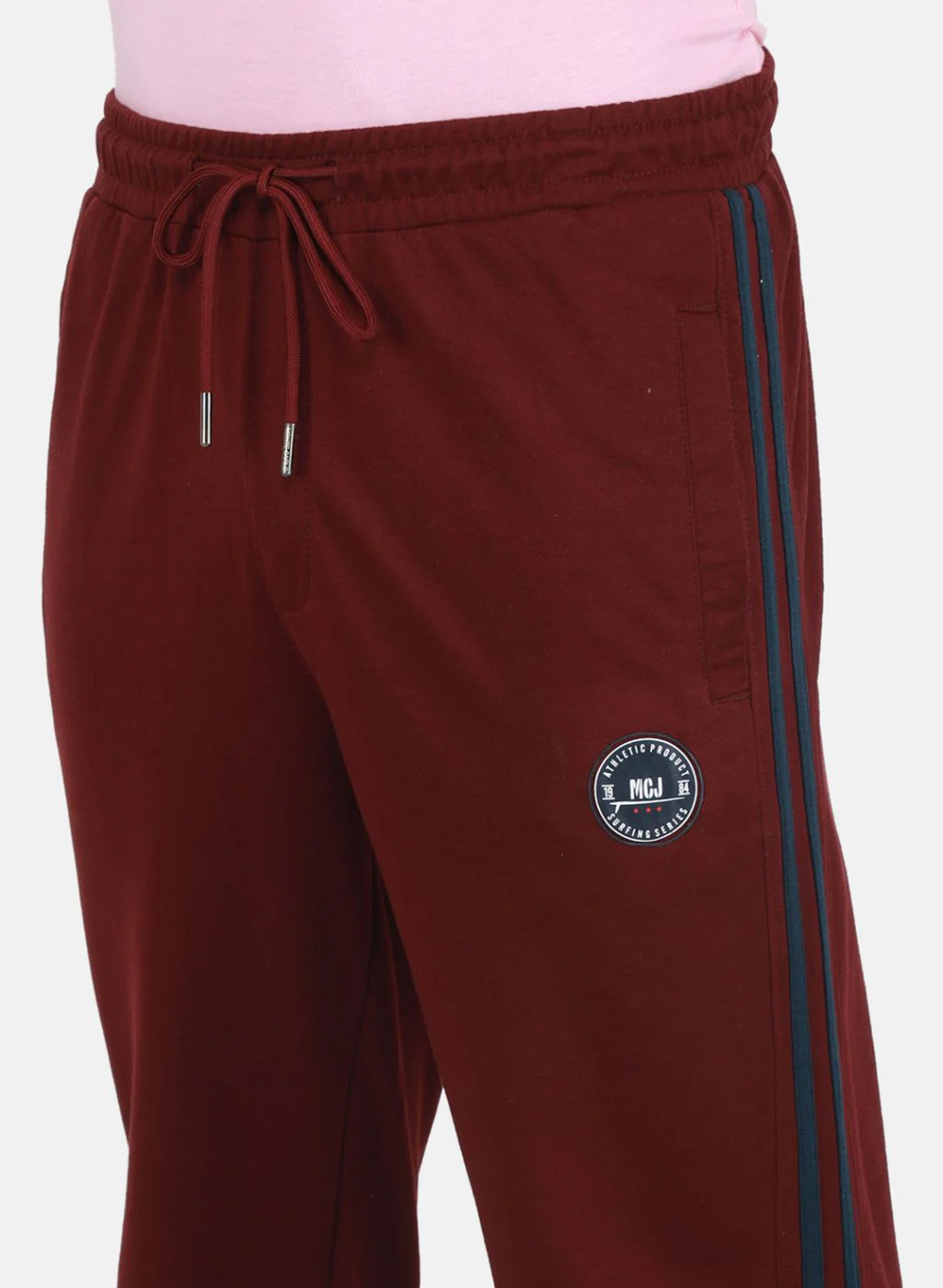 Men Maroon Regular Fit Lower - Image 5