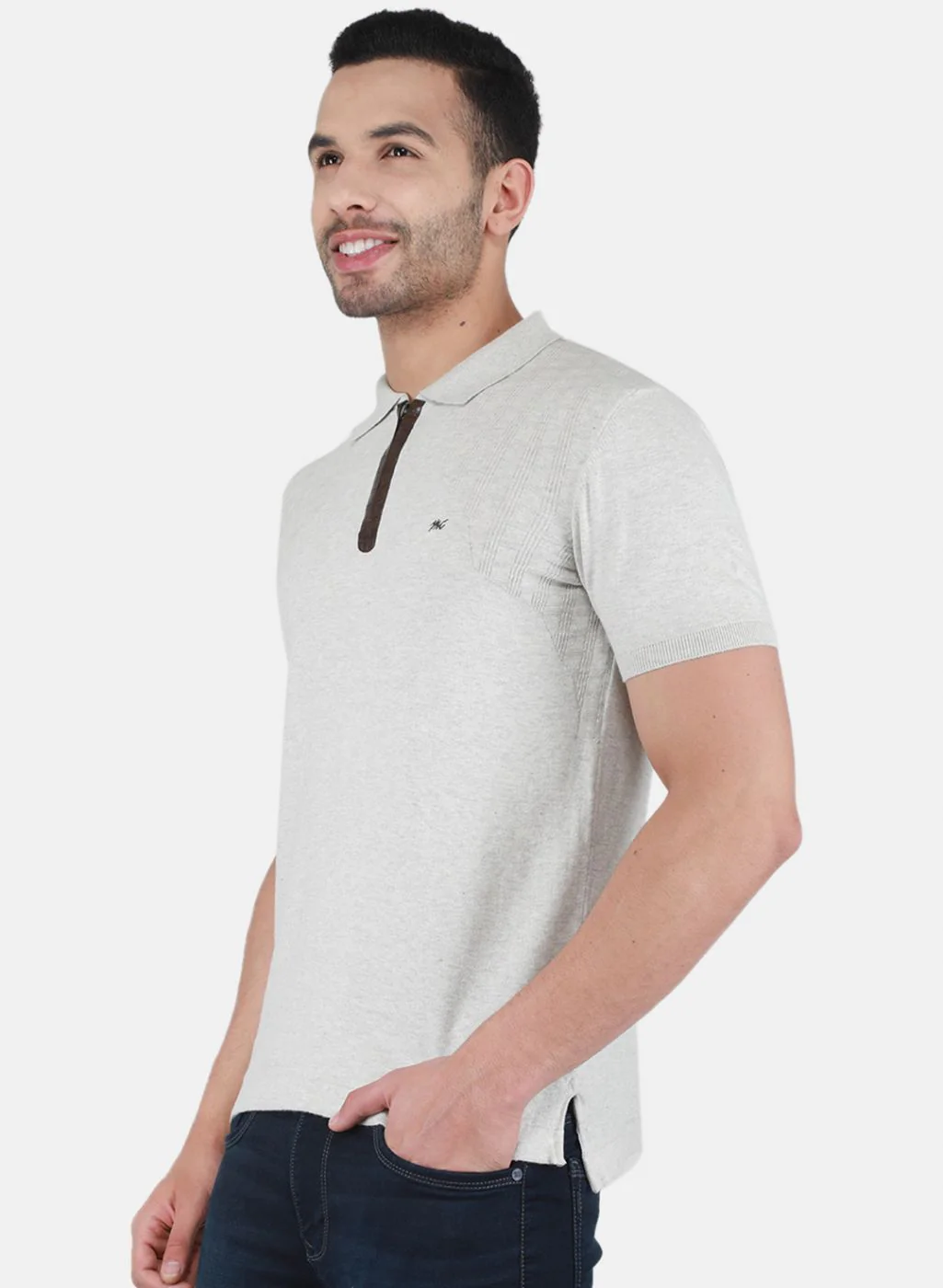 Men Multi Color Solid T-Shirt - Image 2