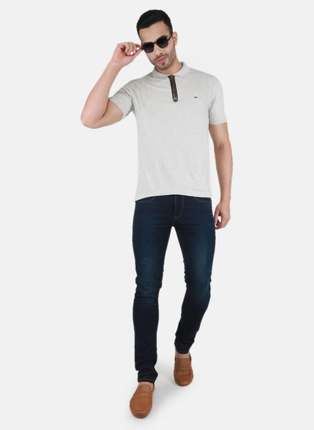 Men Multi Color Solid T-Shirt - Image 4