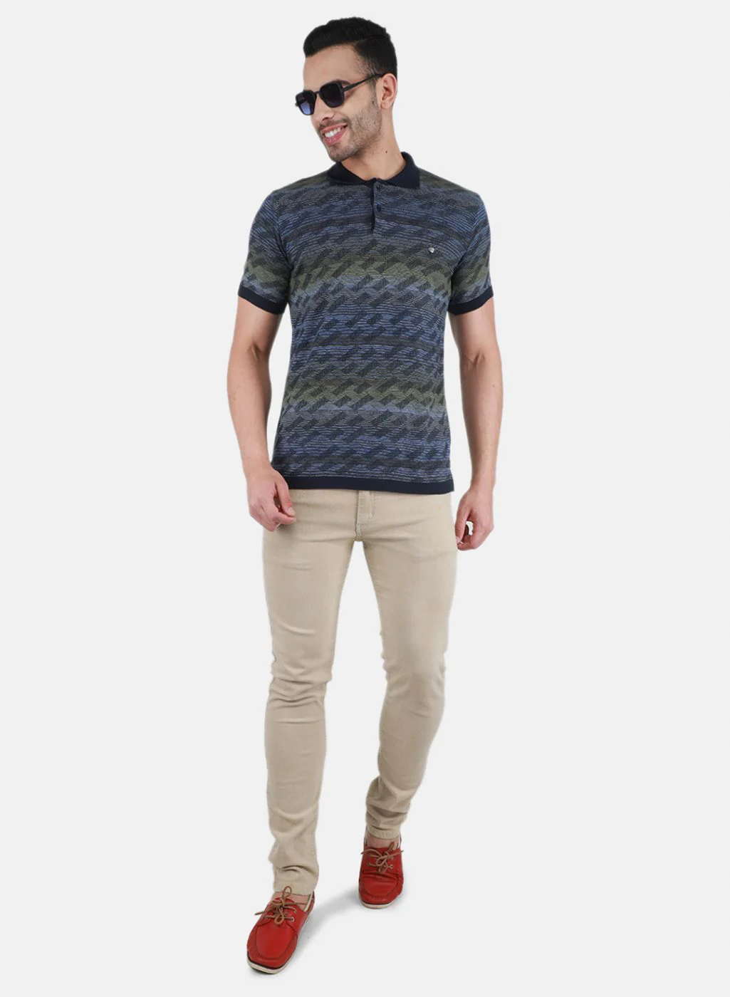 Men Multi Color Solid T-Shirt - Image 4