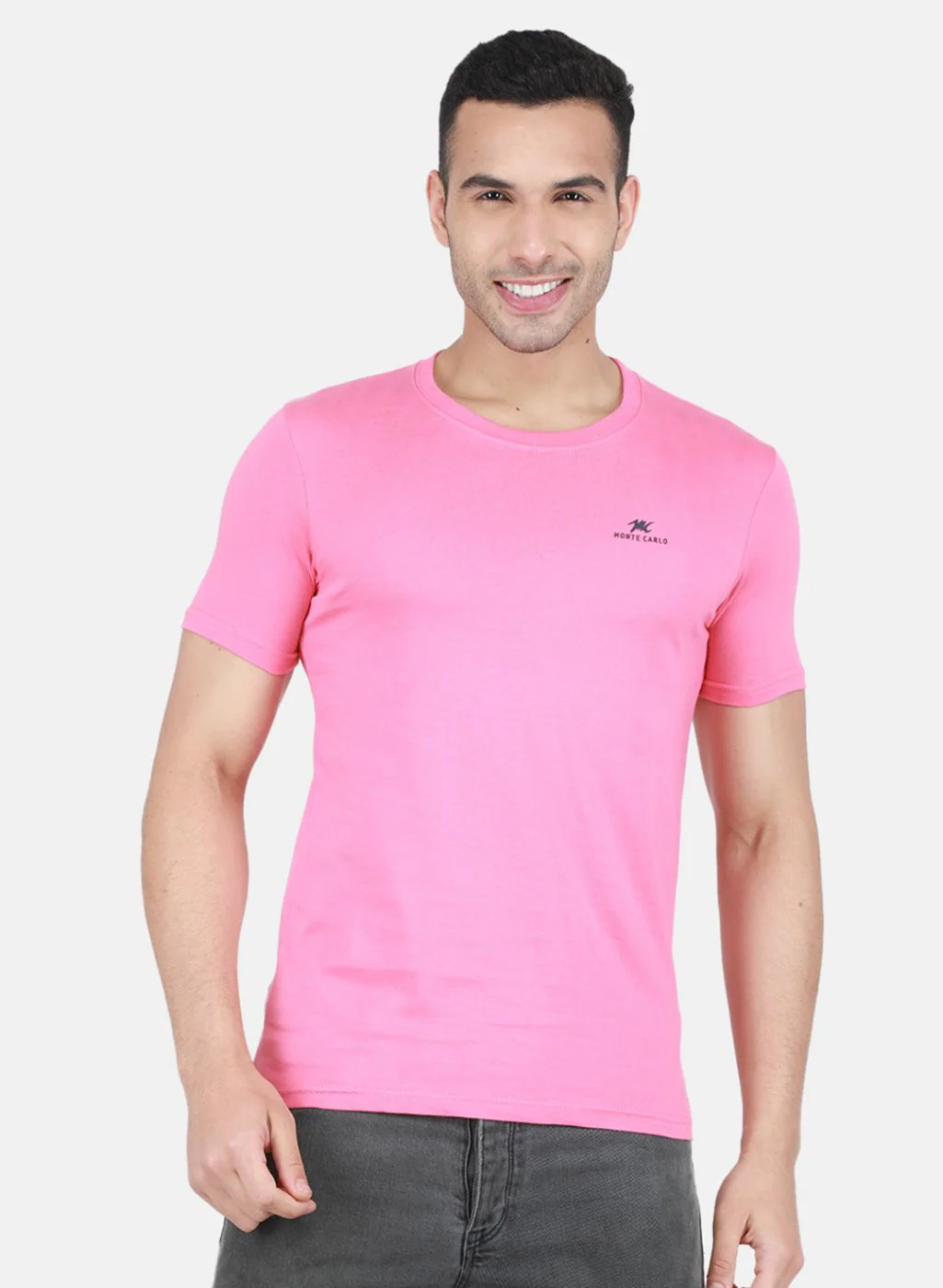 Men Multicolor Plain T-Shirt - Image 7