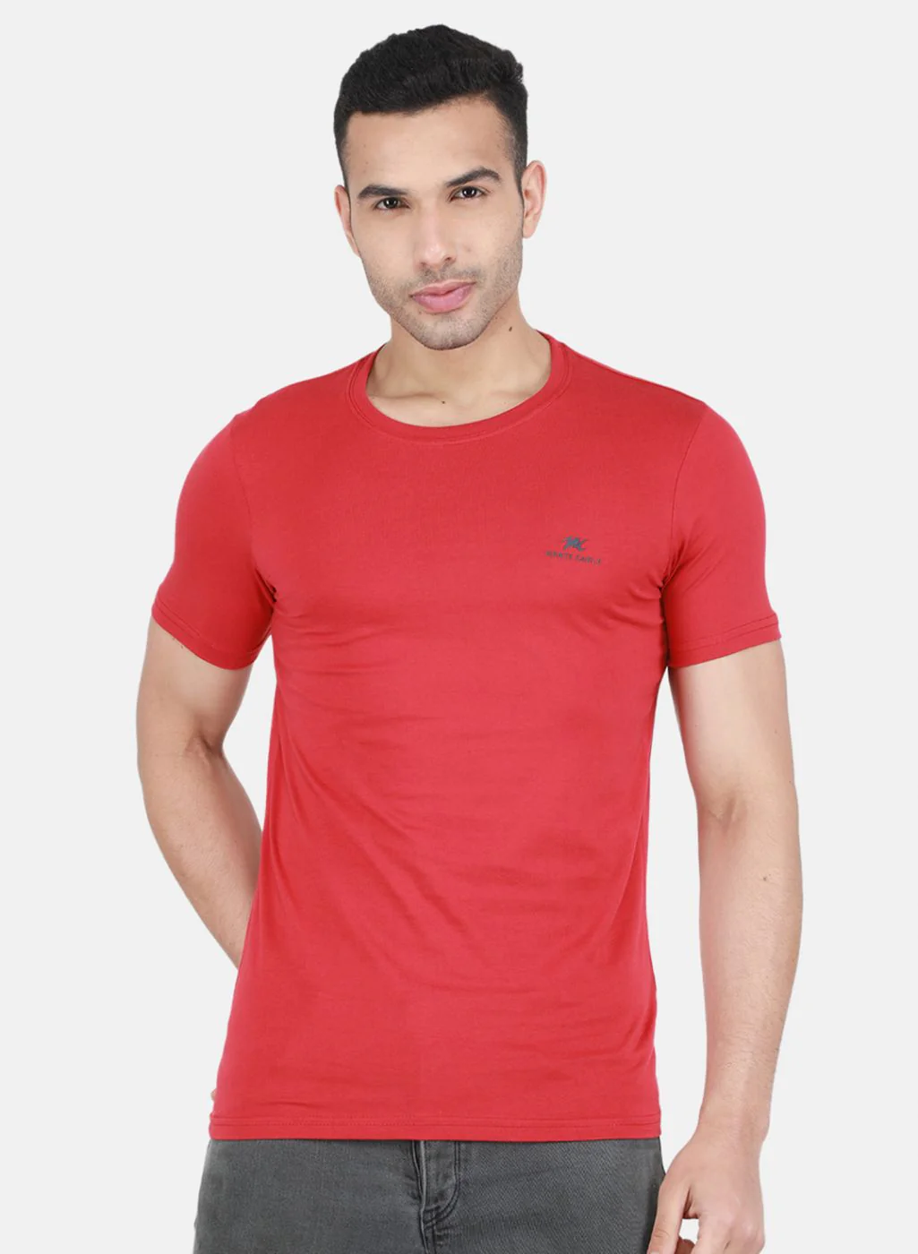 Men Multicolor Plain T-Shirt - Image 2