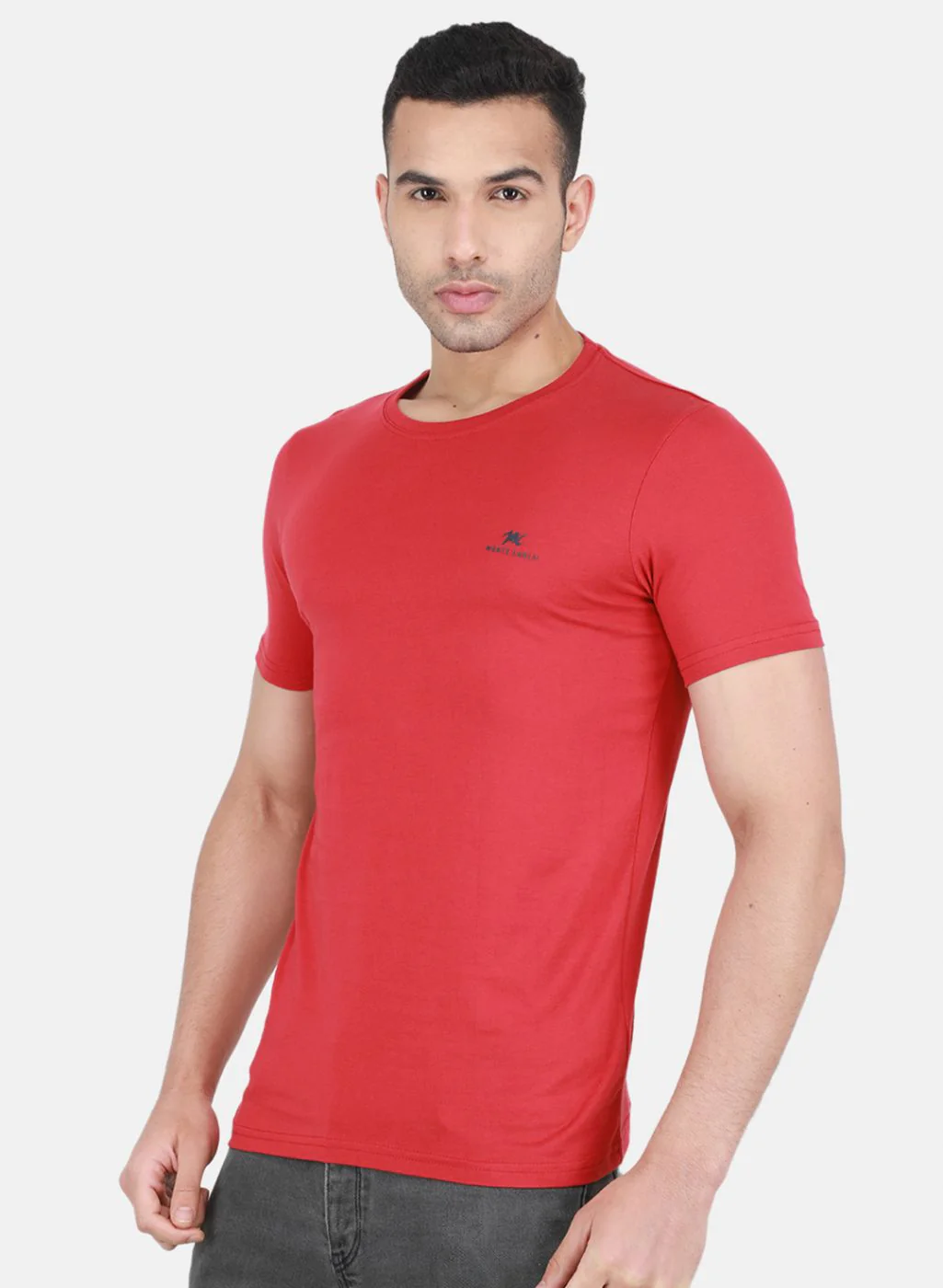 Men Multicolor Plain T-Shirt - Image 3