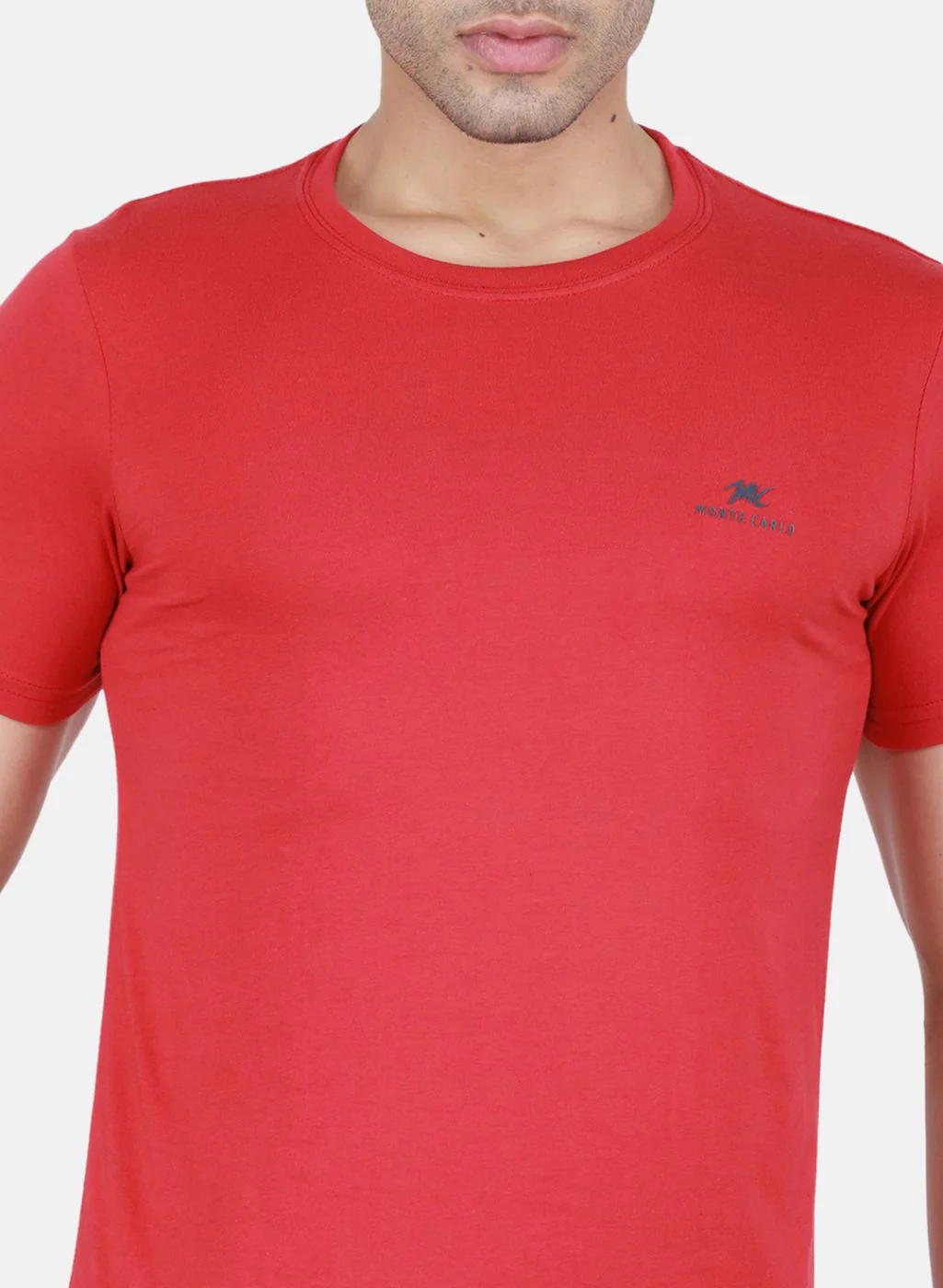 Men Multicolor Plain T-Shirt - Image 6