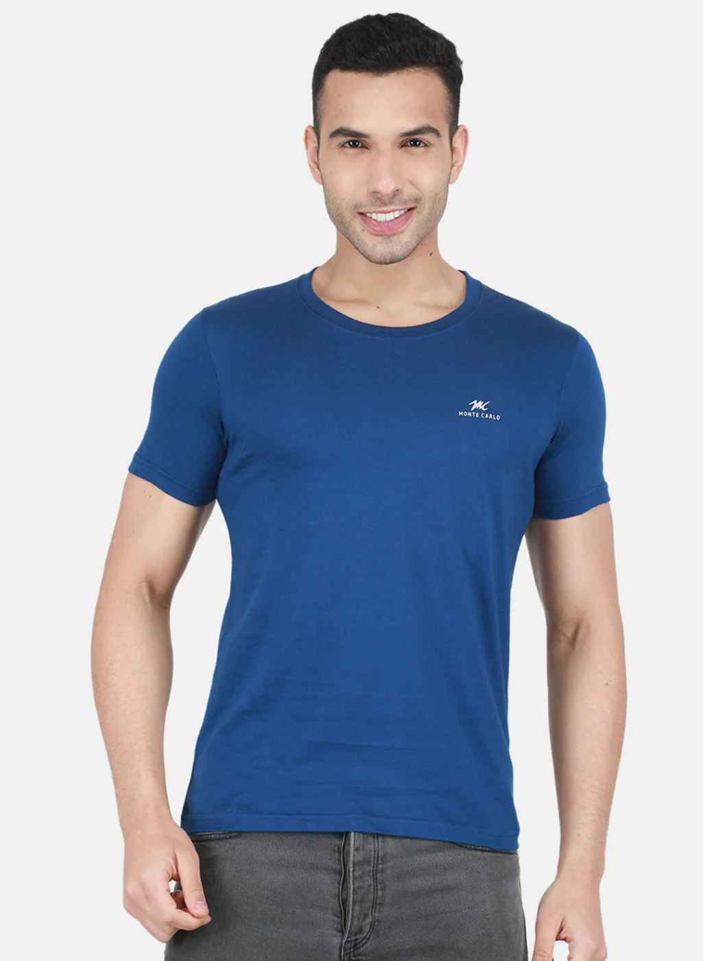 Men Multicolor Plain T-Shirt - Image 6