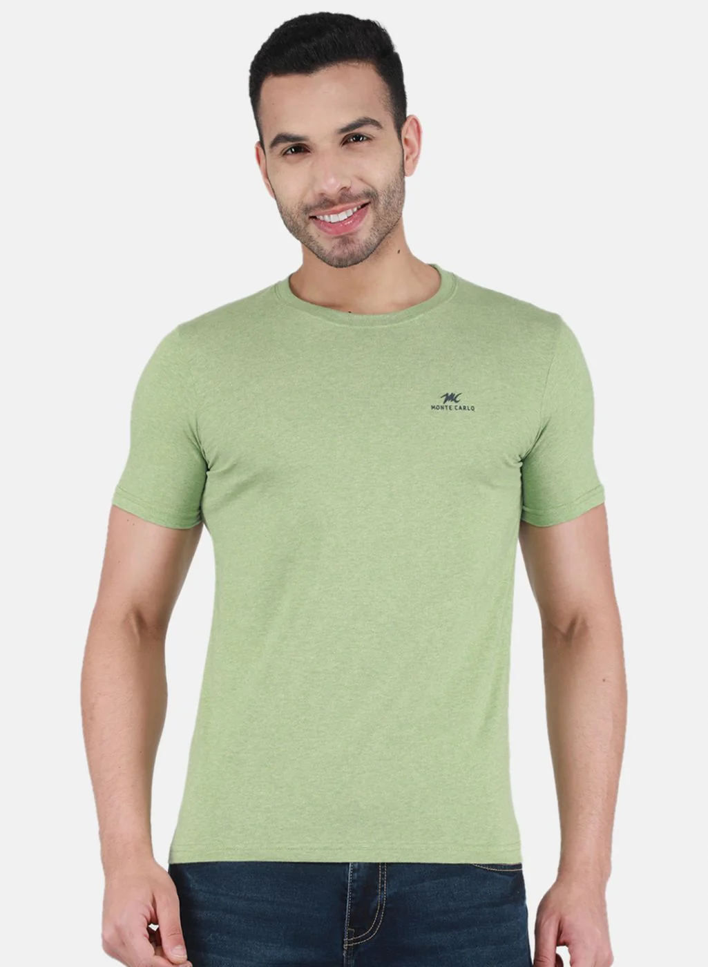 Men Multicolor Solid T-Shirt - Image 2