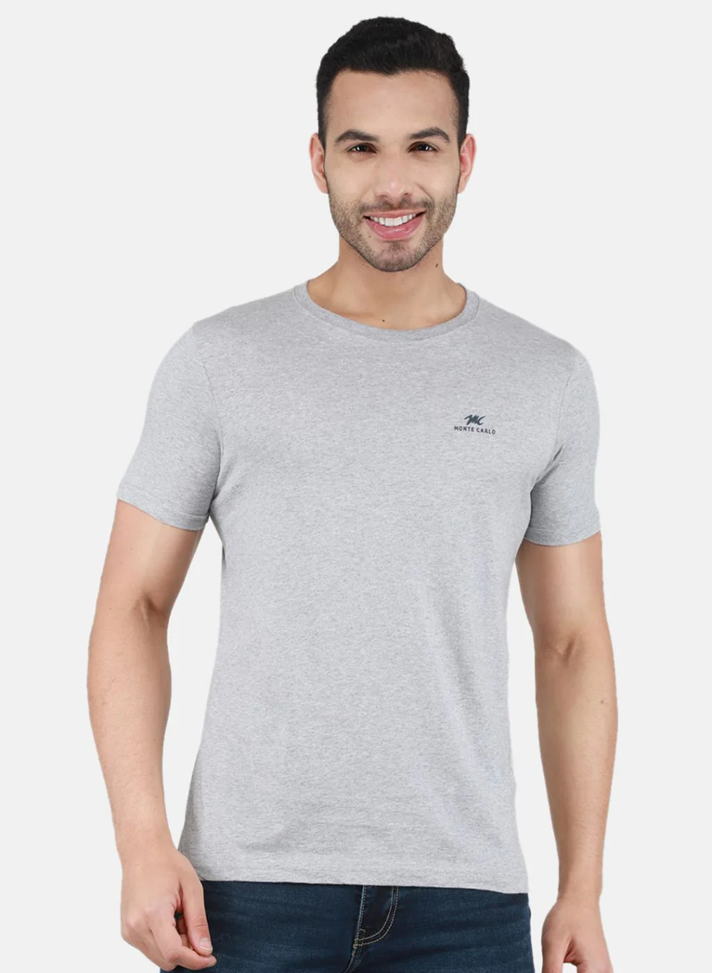 Men Multicolor Solid T-Shirt - Image 6