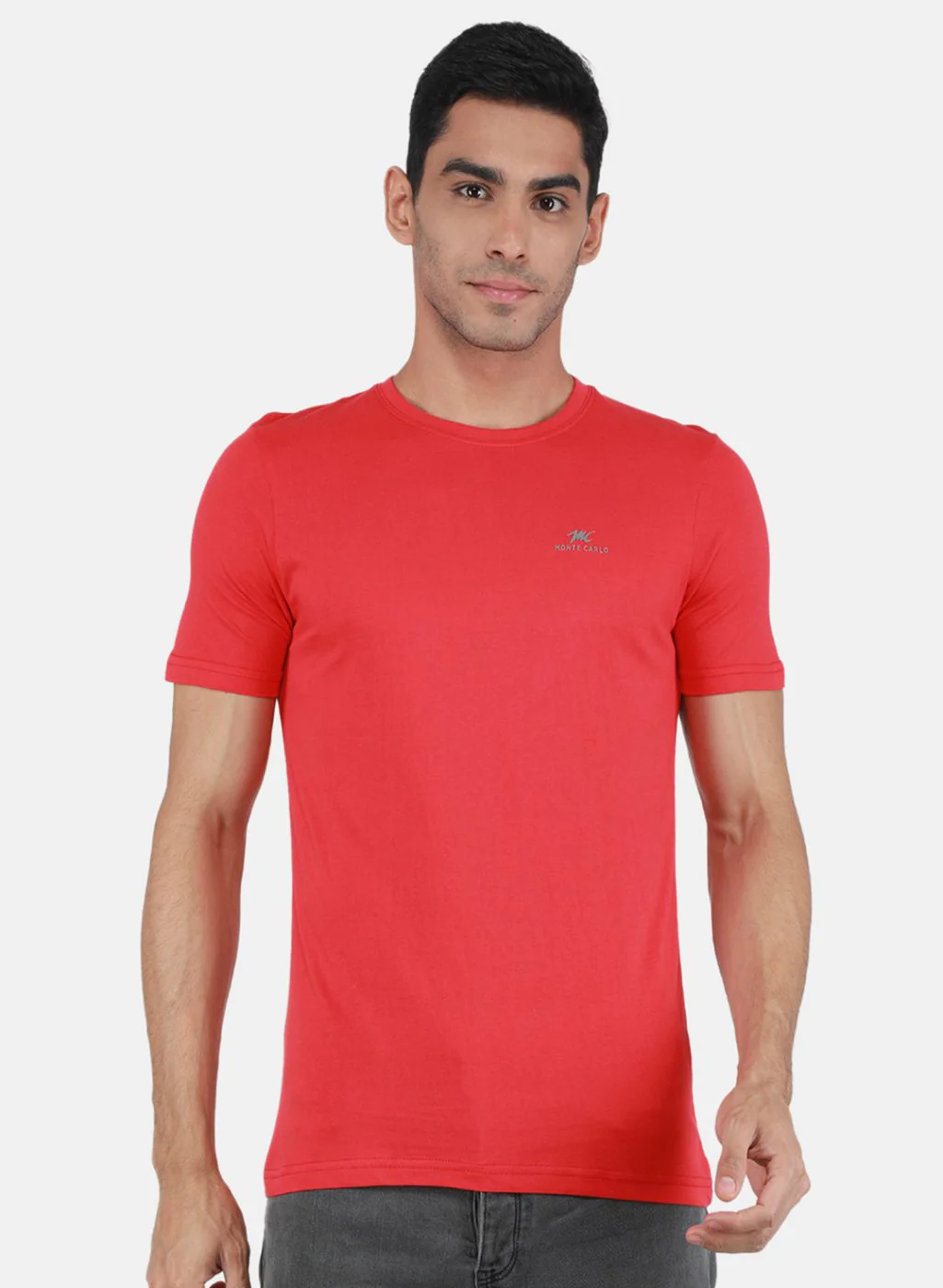 Men Multicolor Solid T-Shirt - Image 2
