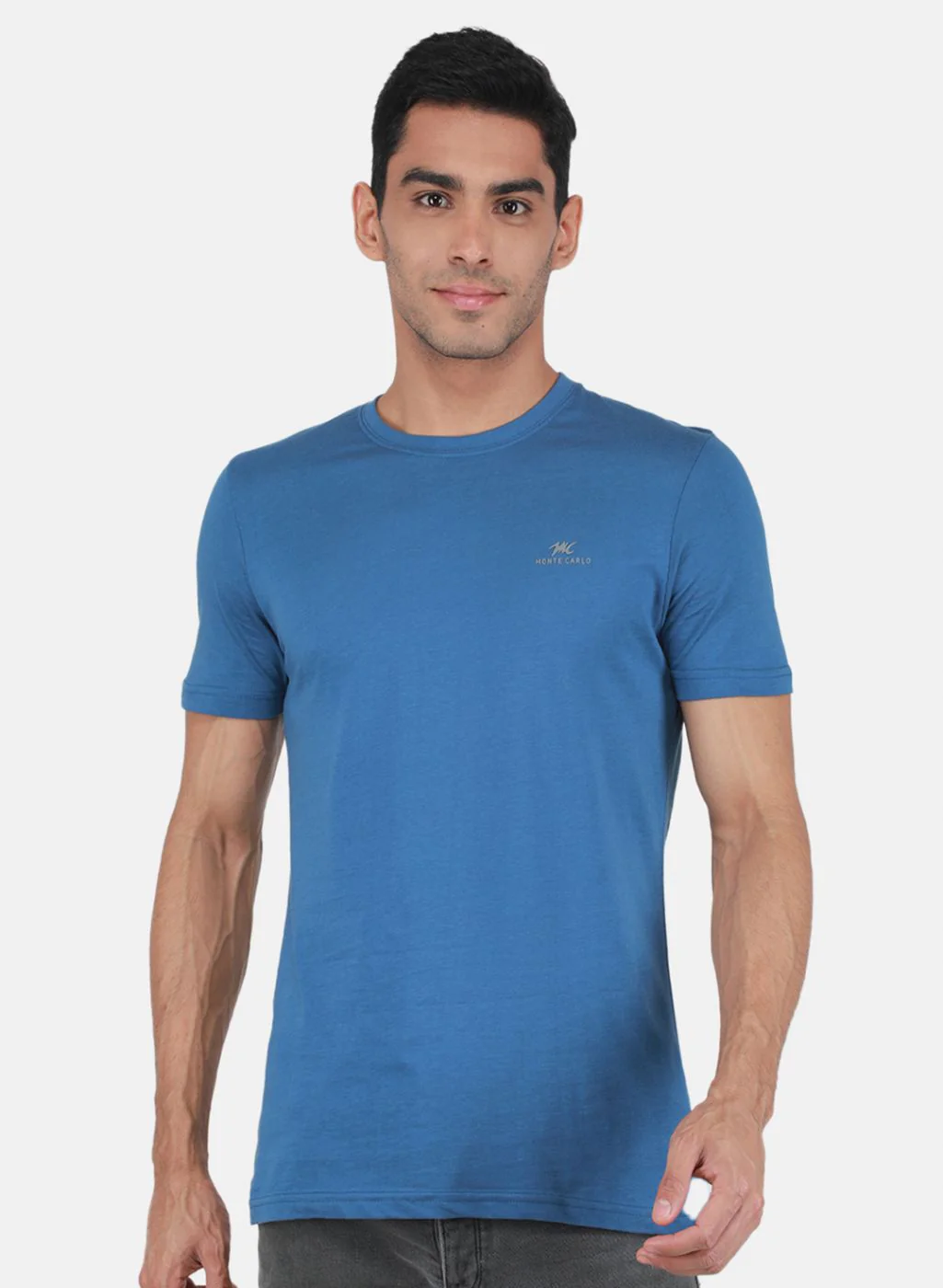 Men Multicolor Solid T-Shirt - Image 2