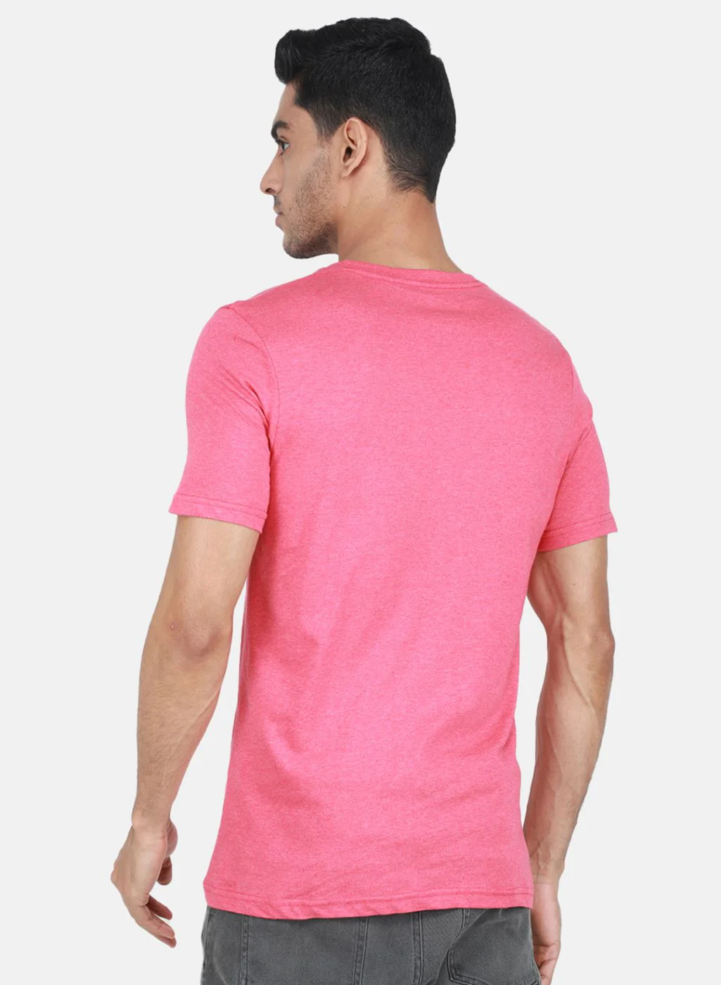 Men Multicolor Solid T-Shirt - Image 4