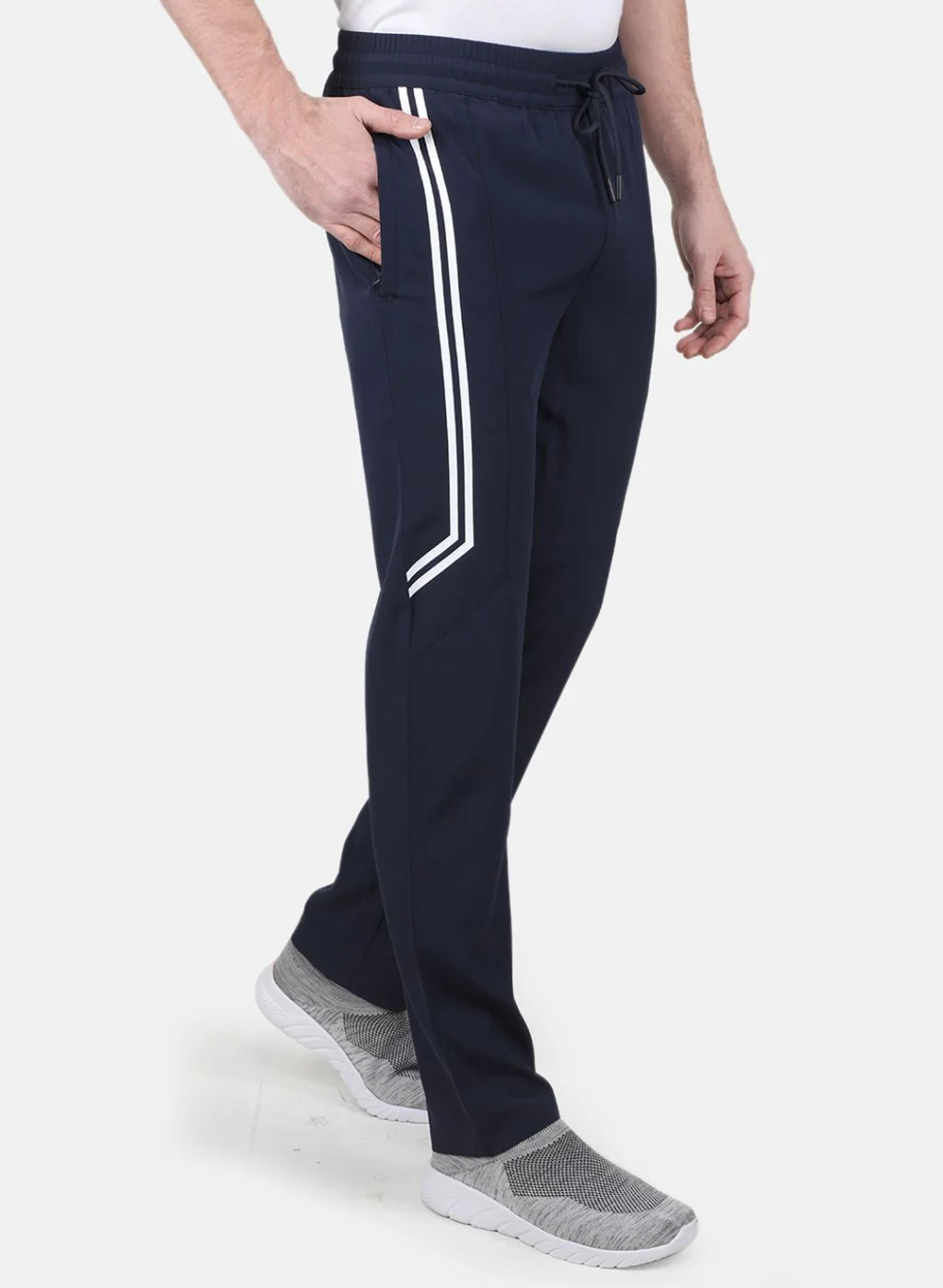 Men NAvy Blue Regular Fit Lower - Image 2