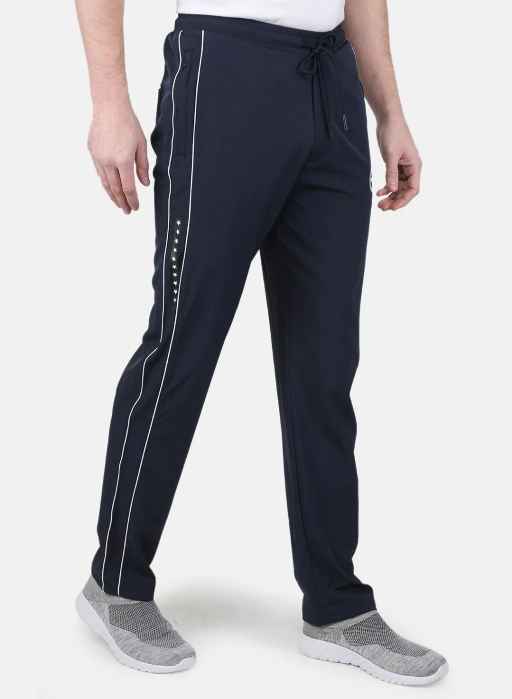 Men NAvy Blue Regular Fit Lower - Image 6