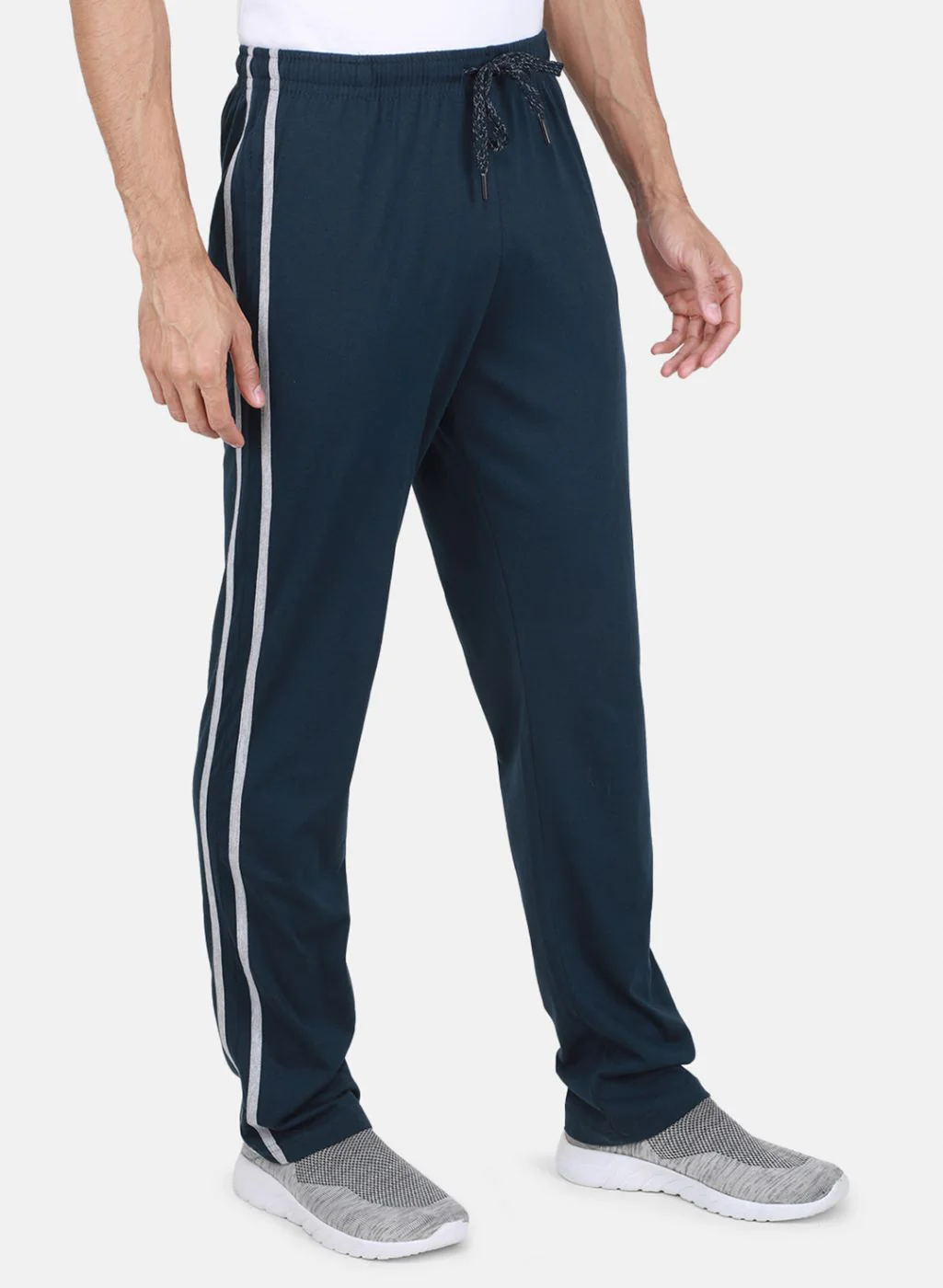Men NAvy Blue Regular Fit Lower - Image 6