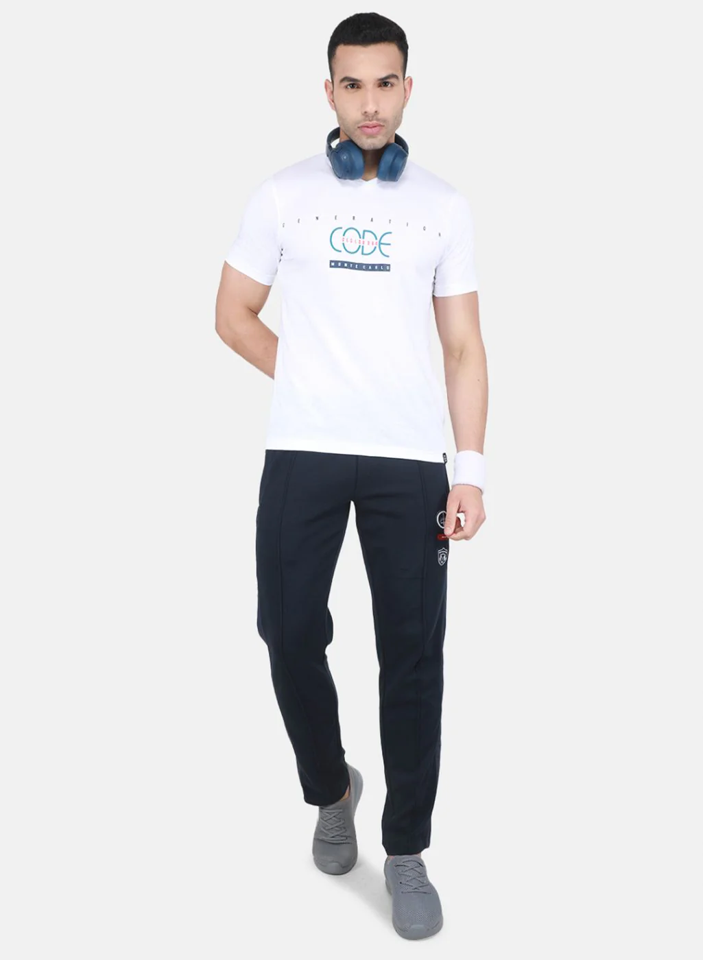 Men NAvy Blue Regular Fit Lower - Image 4