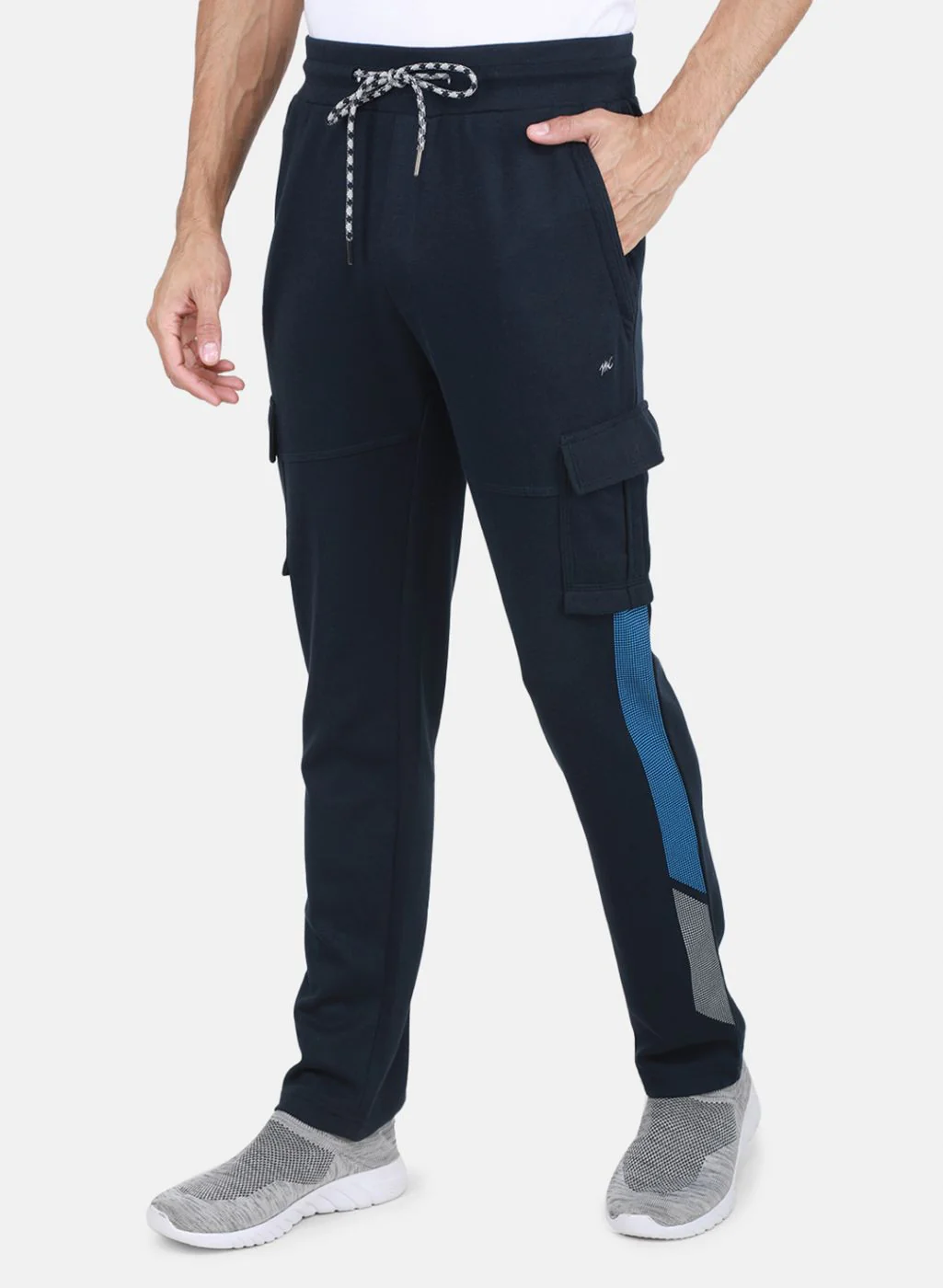 Men NAvy Blue Regular Fit Lower - Image 2