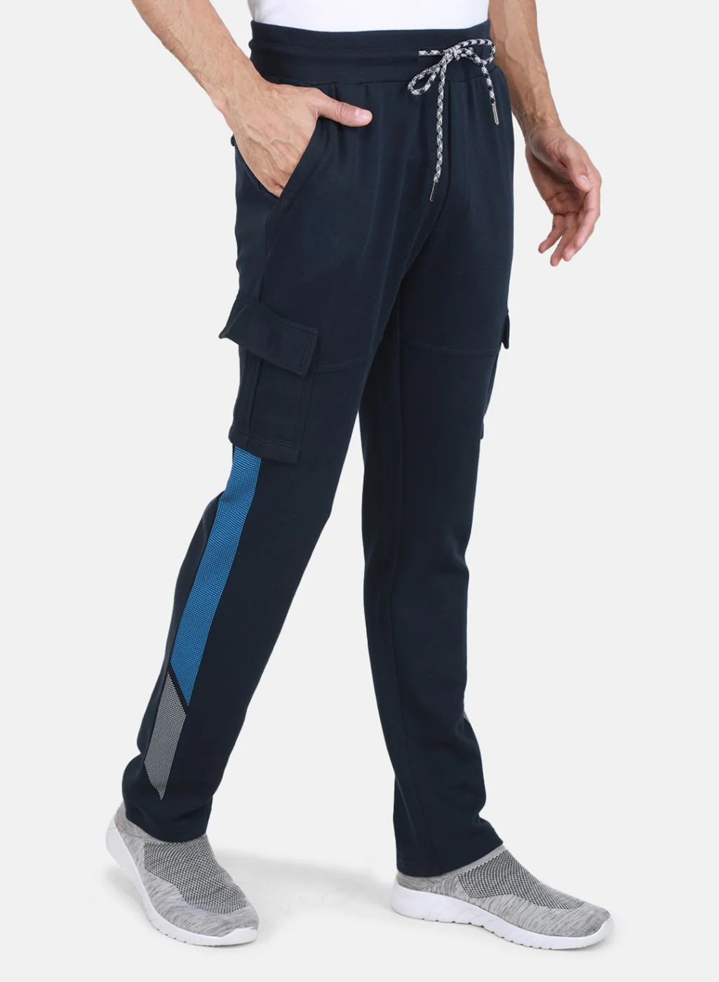 Men NAvy Blue Regular Fit Lower - Image 6