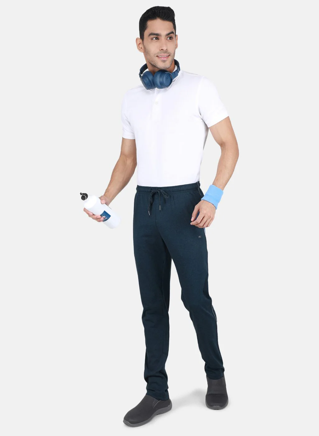 Men NAvy Blue Regular Fit Lower - Image 4