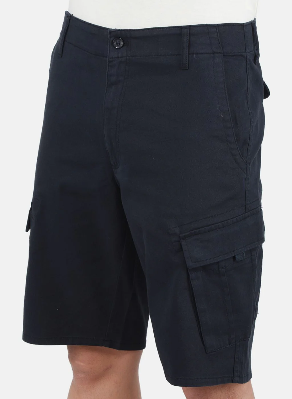 Men NAvy Blue Solid Short - Image 5