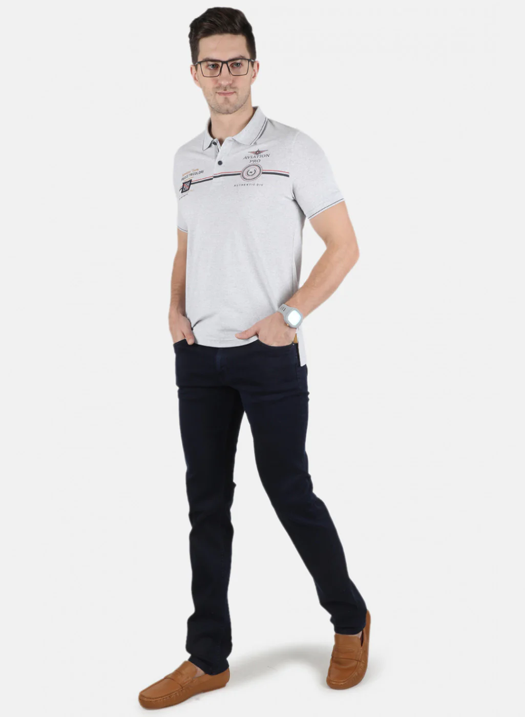 Men Off White Printed T-Shirt - Image 3