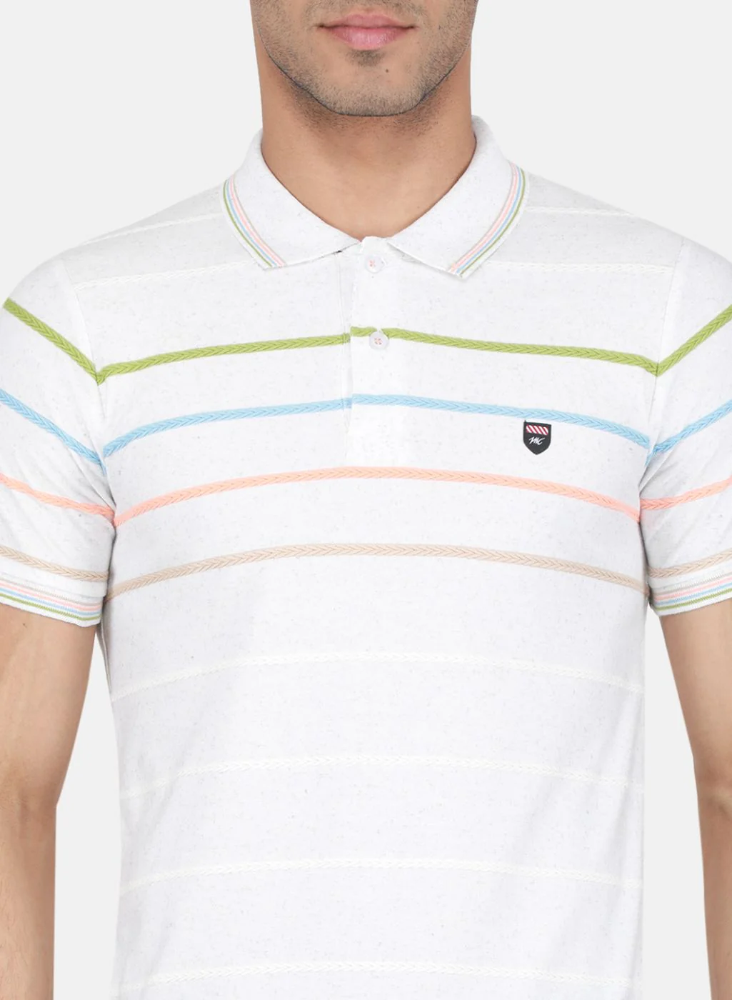Men Off White Printed T-Shirt - Image 5