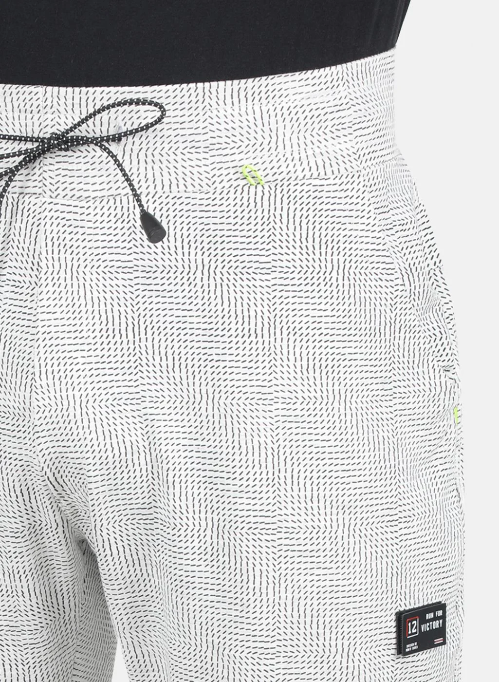 Men Off White Regular Fit Lower - Image 5