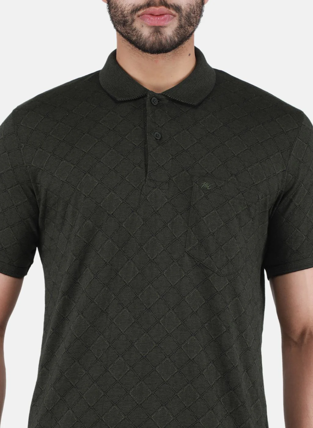 Men Olive Printed T-Shirt - Image 5