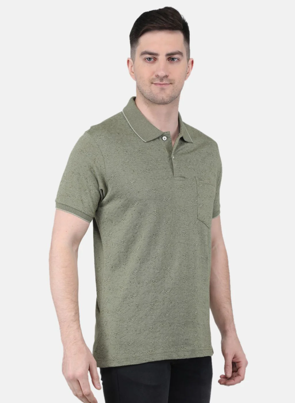Men Olive Printed T-Shirt - Image 6