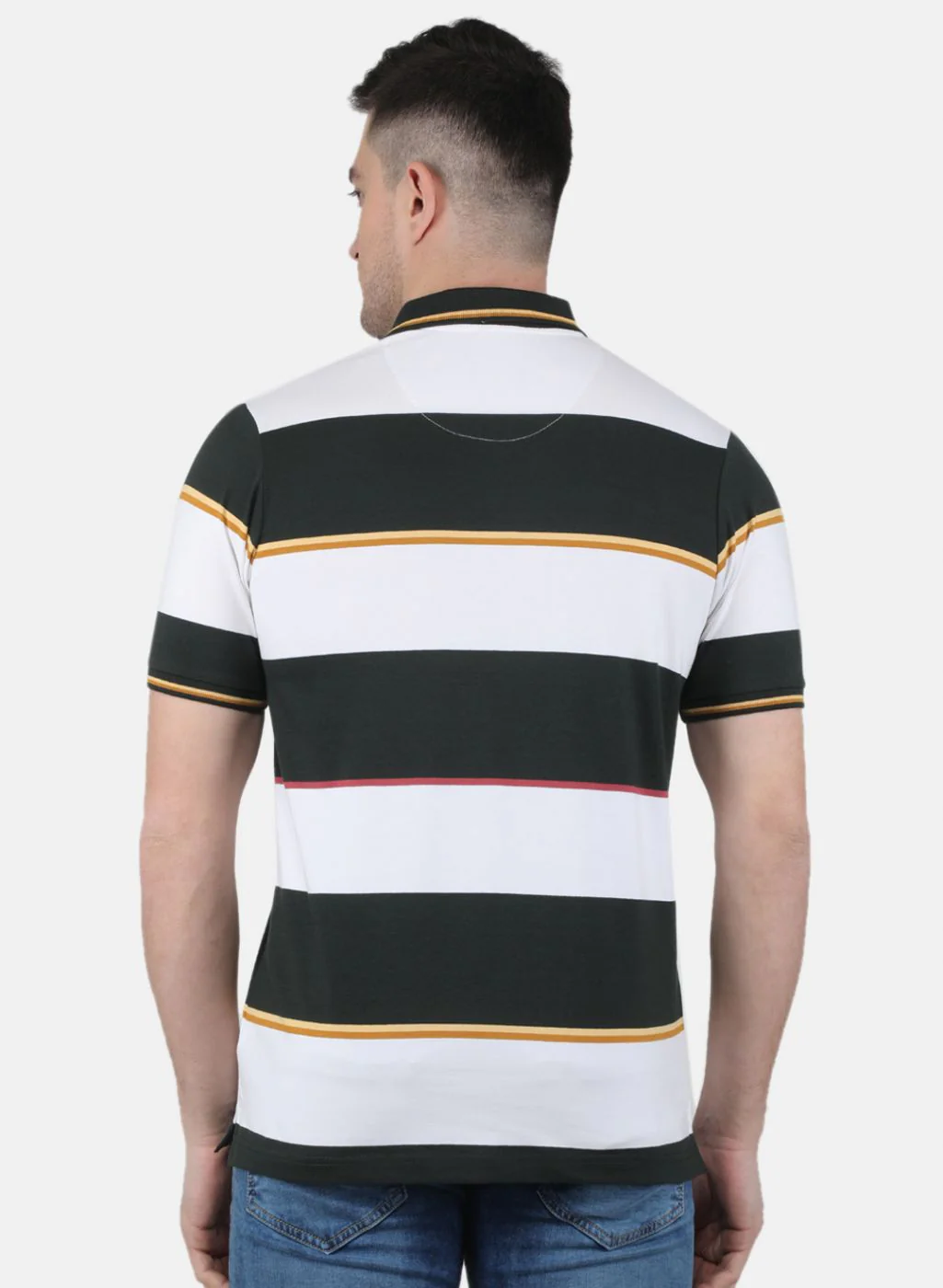 Men Olive Printed T-Shirt - Image 3